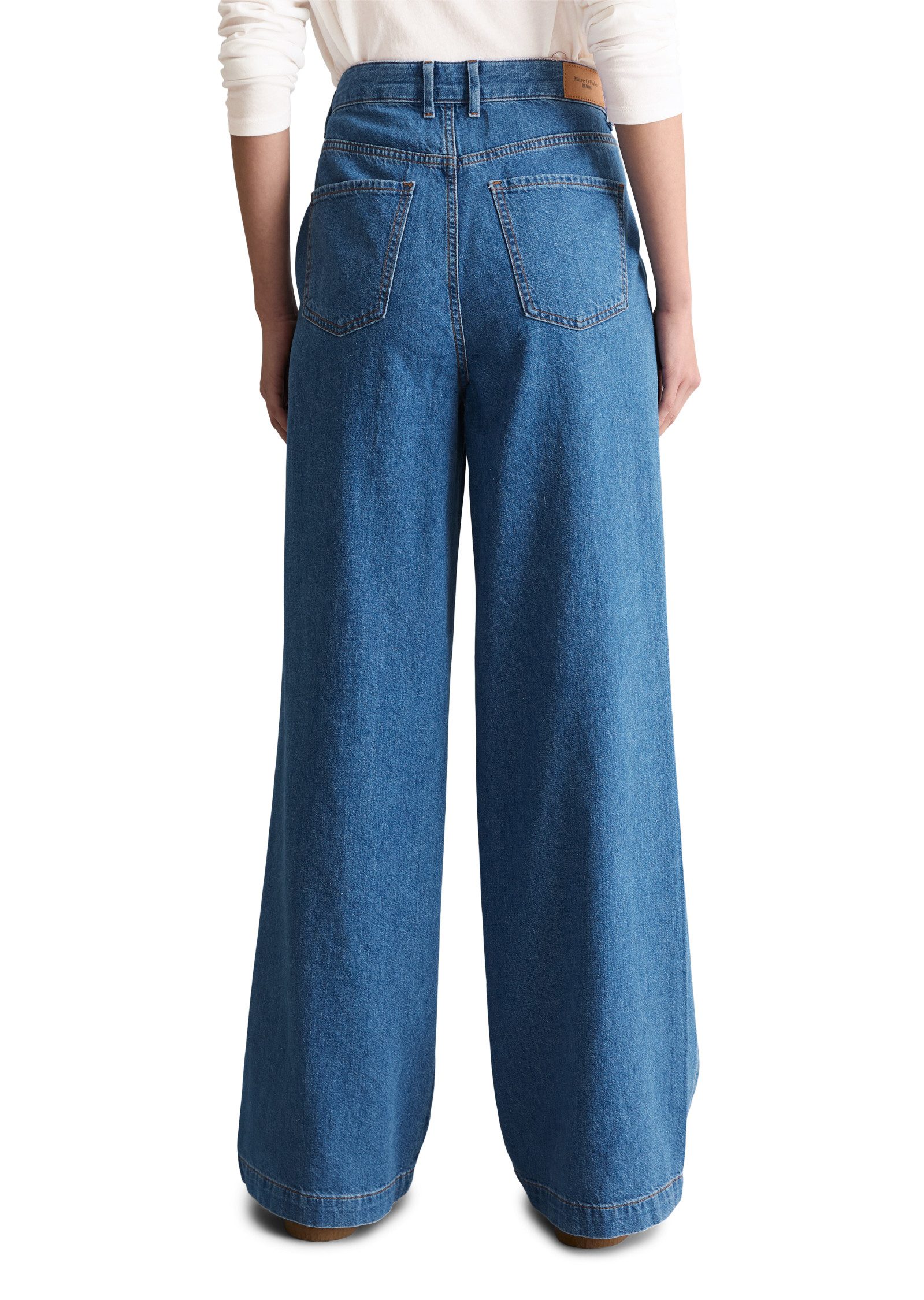 Marc O'Polo DENIM Weite Jeans Model Tomma High Pleated Waist, Wide Leg günstig online kaufen