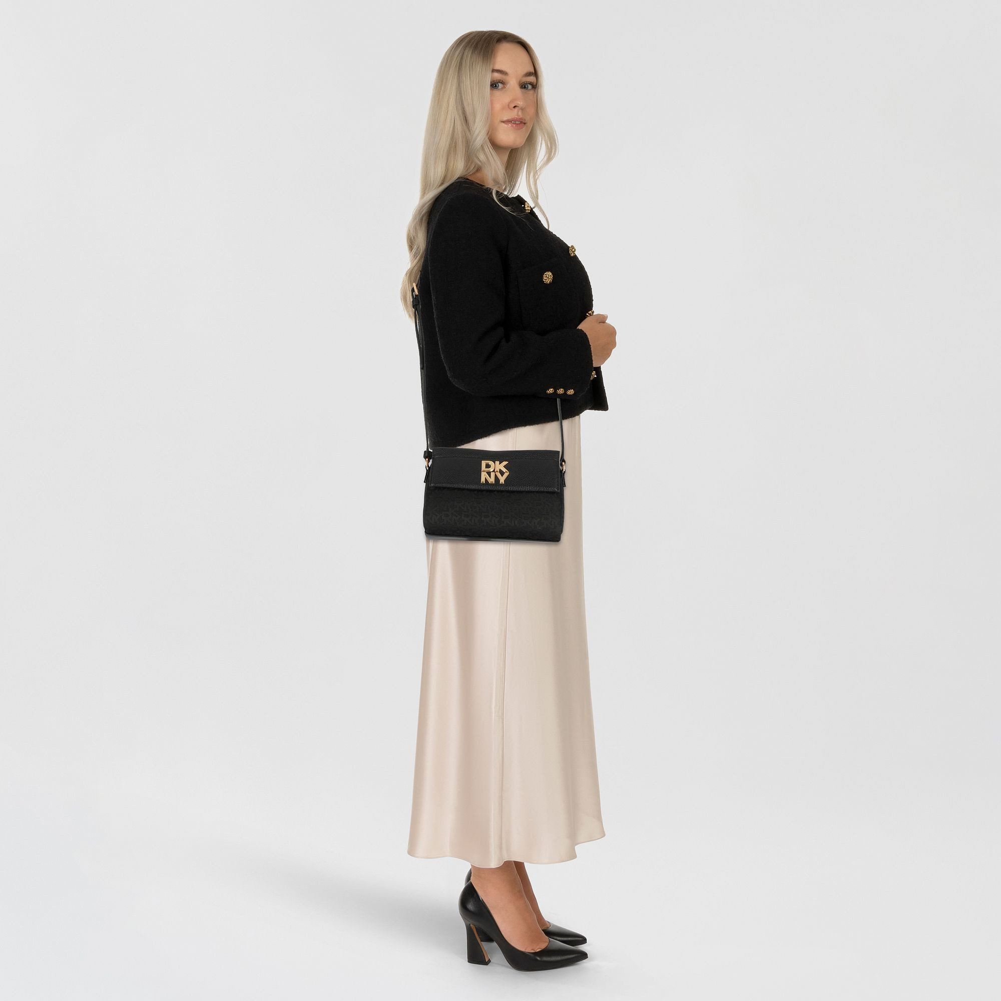 DKNY Umhängetasche Rosa, Polyurethan