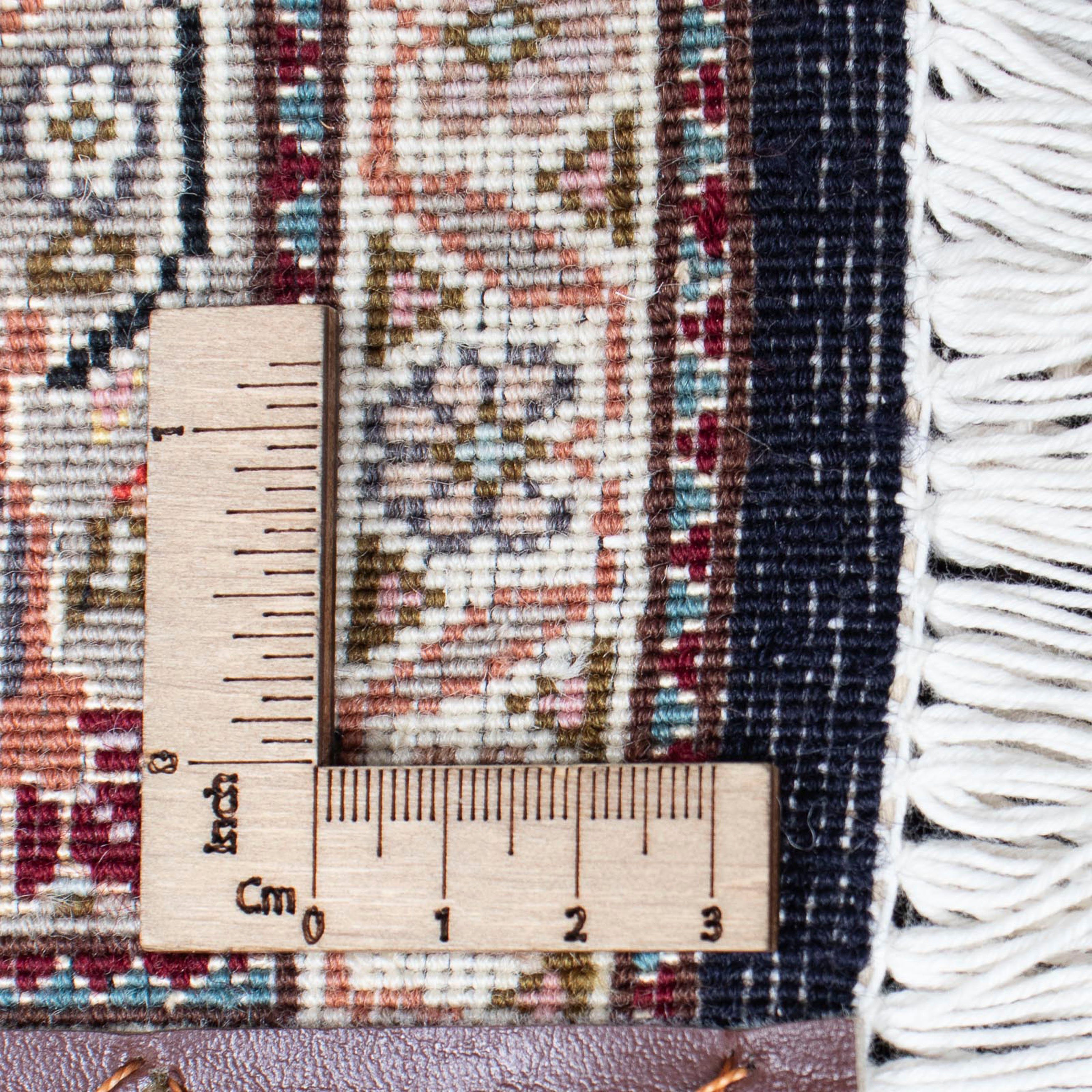 Orientteppich Perser - Täbriz - Einzelstück Handgeknüpft, Zertifikat Wohnzimmer, morgenland, rechteckig, - mit 10 Höhe: x cm 389 mehrfarbig, mm, 83