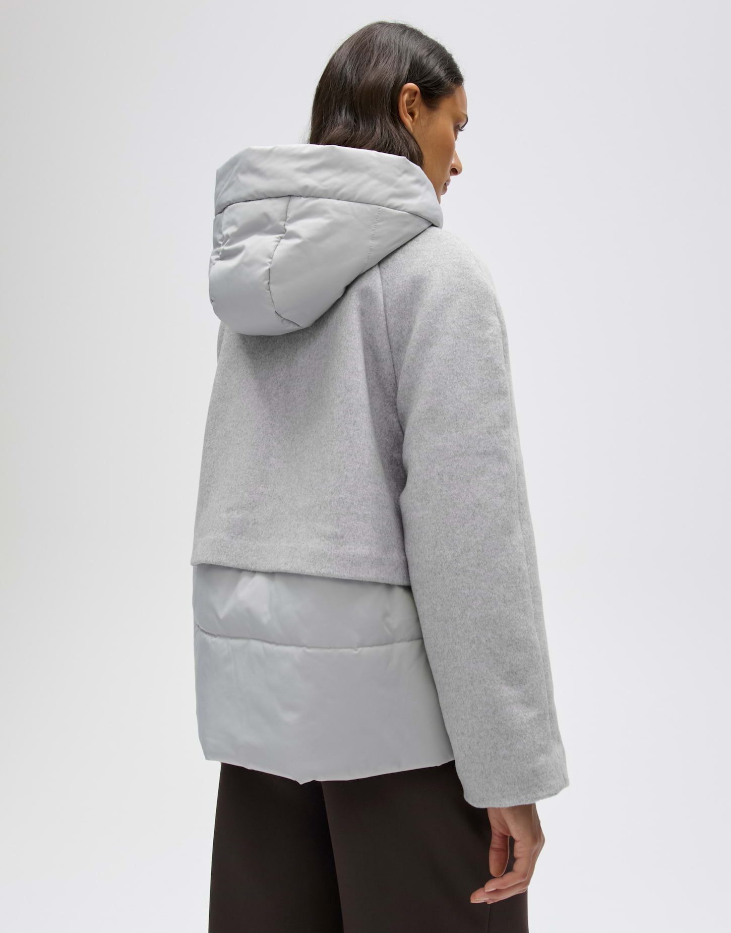 OPUS Winterjacke Halenkos aus leichtem Material O-Form mit Kapuze, Steppmuster und Raglanärmeln – Bild 3 von 5