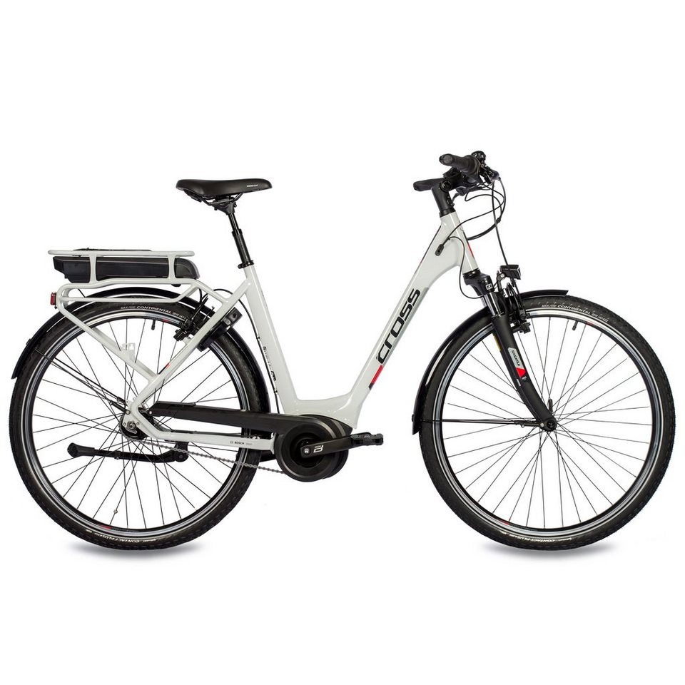 Airtracks E-Bike 28 Zoll Trekking Fahrrad E-Bike V-Tron LS Rack BOSCH  ACTIVE PLUS LINE, 7 Gang, Nabenschaltung, Mittelmotor, 500 Wh Akku, 7 Gang  SHIMANO NEXUS 45cm 50cm 55cm - Mod. 2024