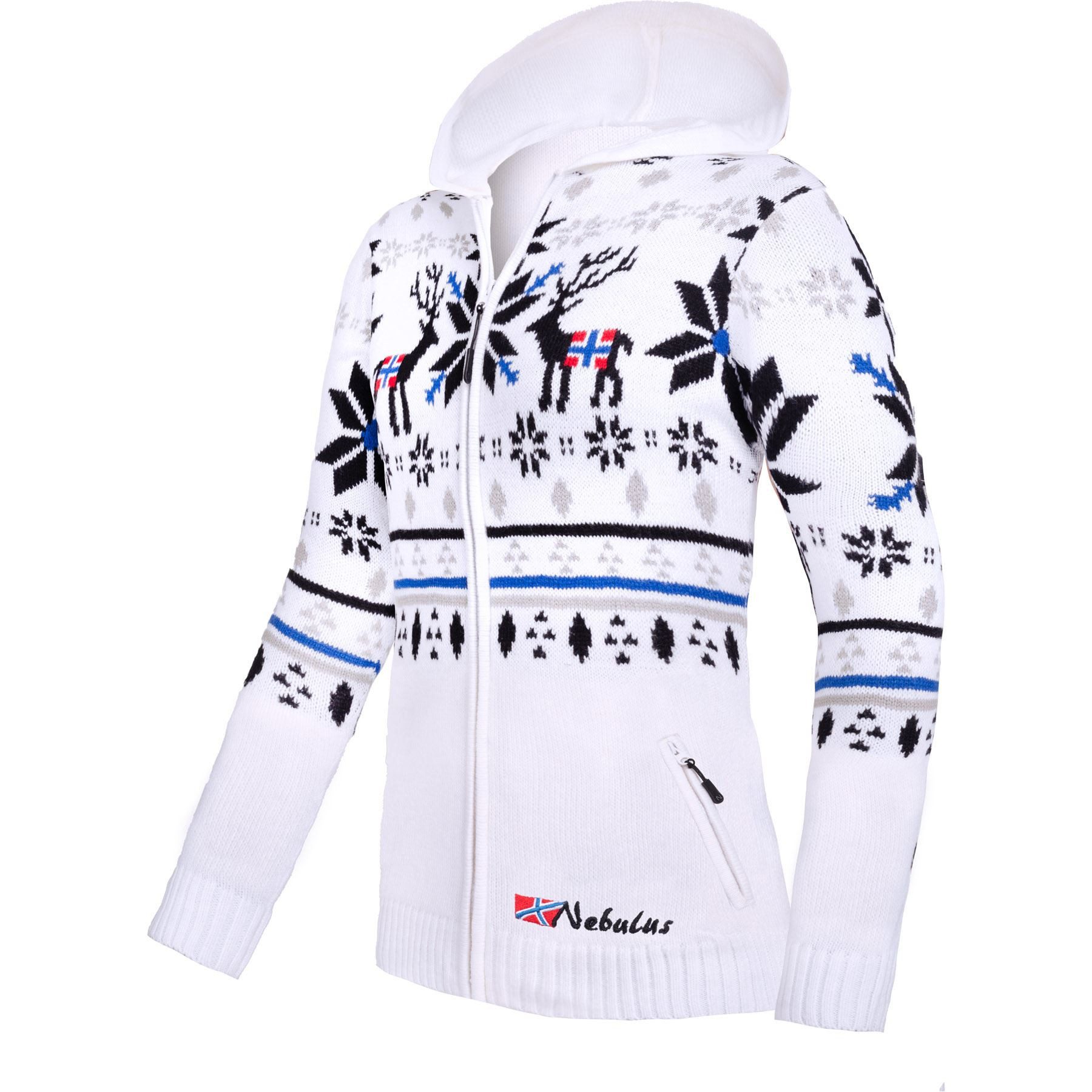 Nebulus Pullover & Shorts NORMAX, P6395 - Damen, weiß, L/40