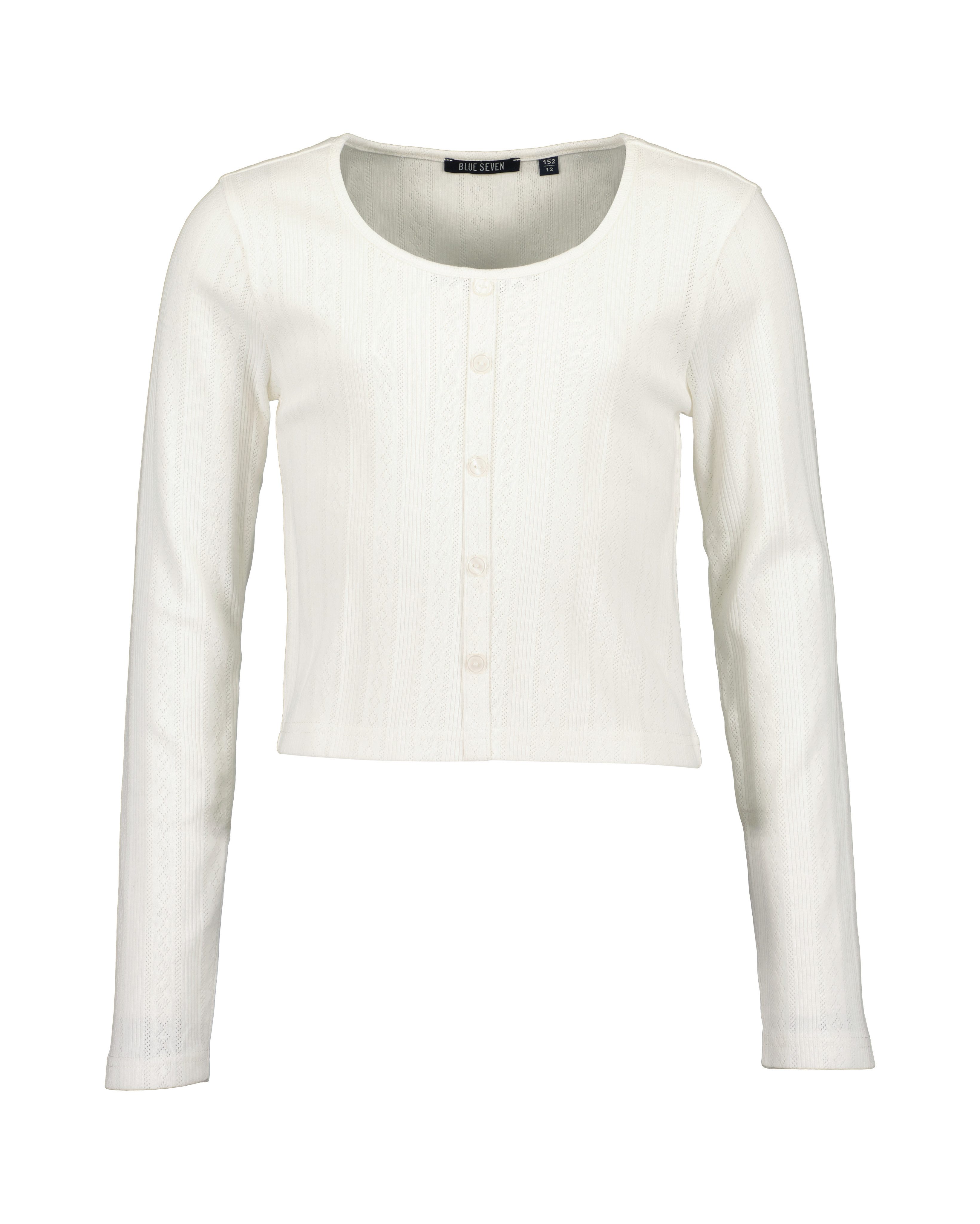 Blue Seven Langarmshirt im leichten Sommer-Jacquard günstig online kaufen
