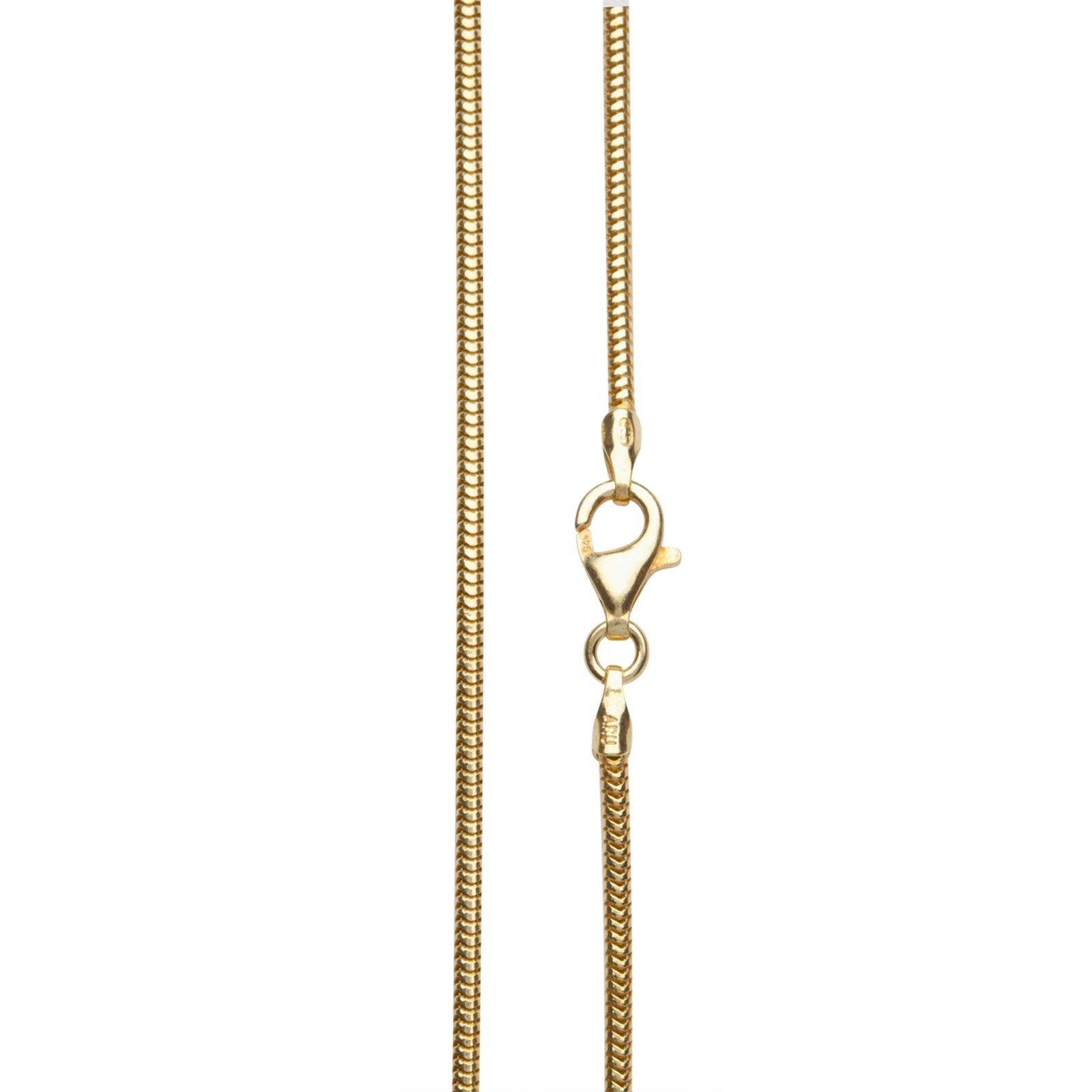 OSTSEE-SCHMUCK Silberkette Ostsee-Schmuck Kette Schlange 1,6 mm Kette Schlange 1,6 mm (1-tlg)