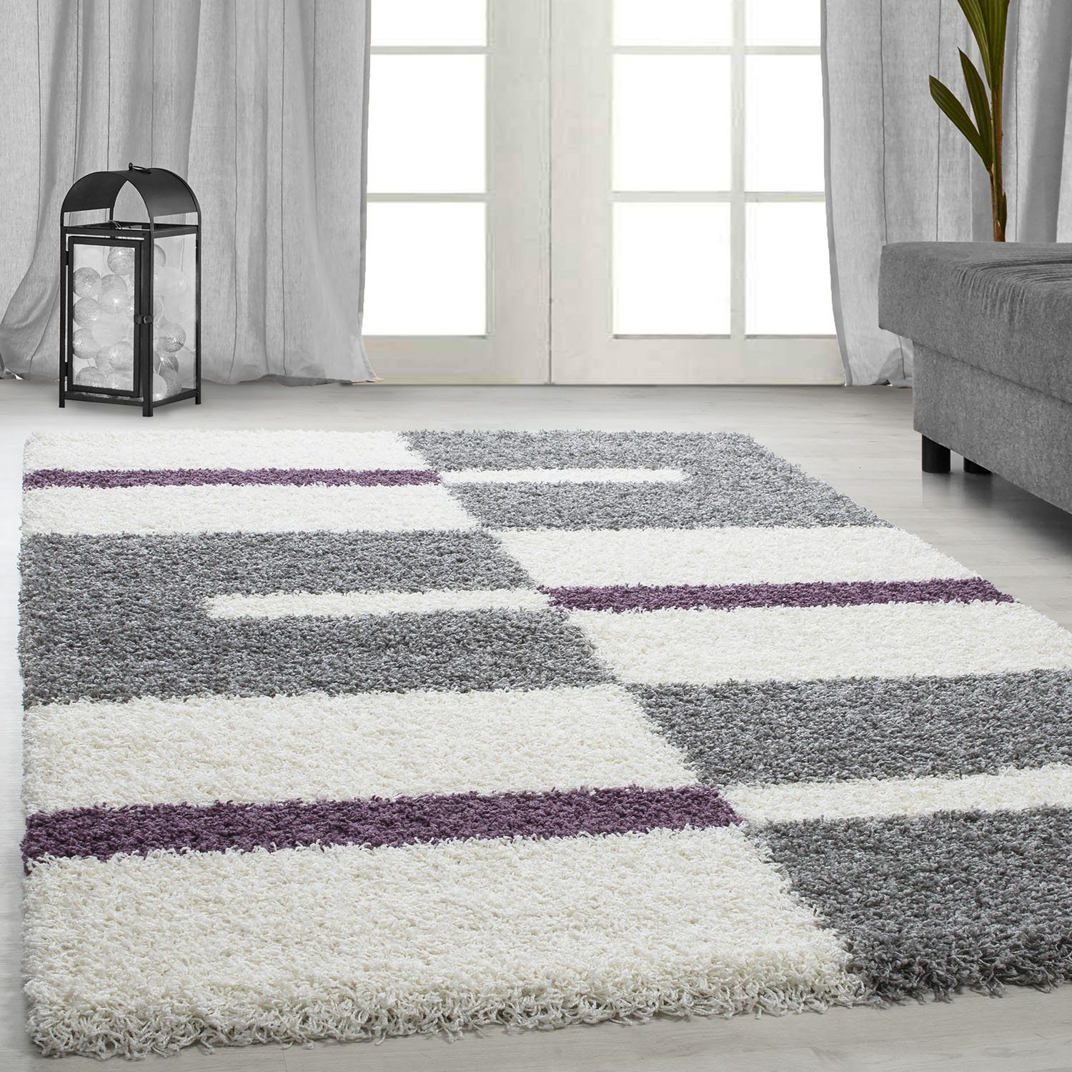 Ayyildiz Teppiche Hochflor-Teppich Gala Shaggy 2505, rechteckig, Höhe: 30 mm, Langflor, Läufer, alle Räume, Wohnzimmer