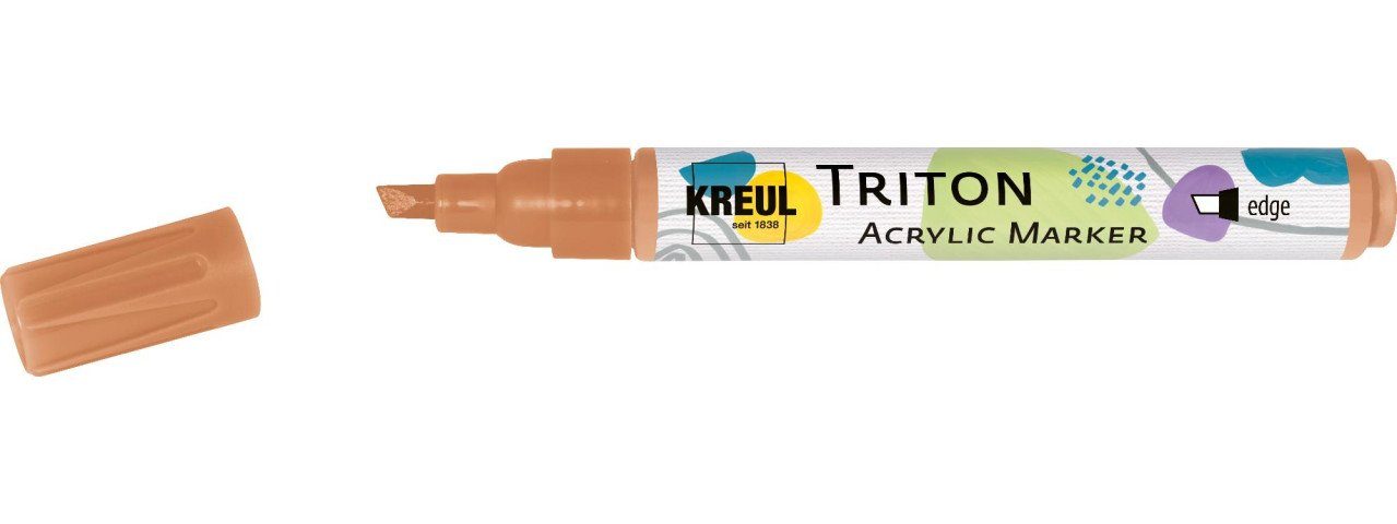 Kreul Flachpinsel Kreul Triton Acrylic Marker edge kupfer