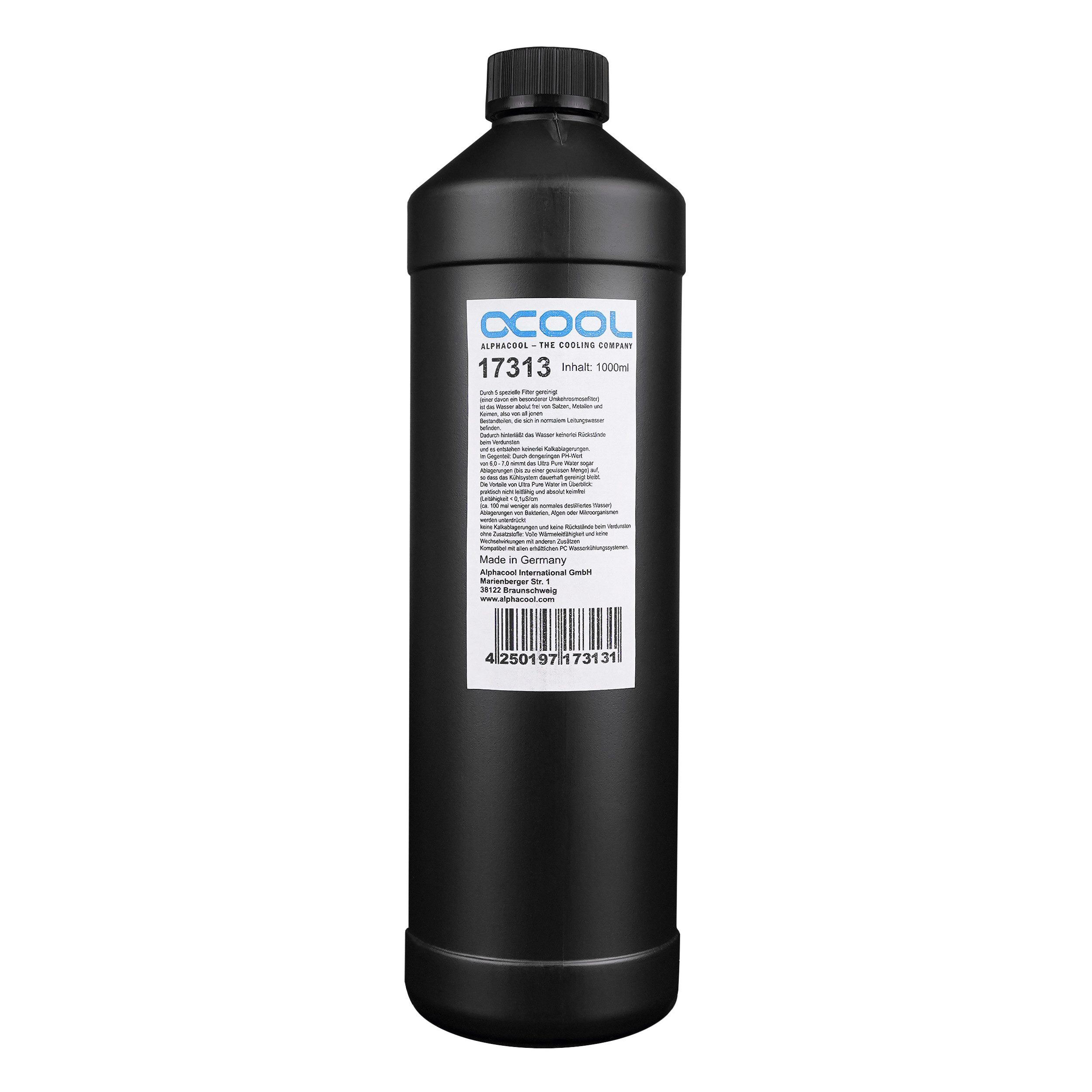 AlphaCool Wasserkühlung Alphacool Ultra Pure Water 1000ml, Wasserkühlung, PC, Kühlflüssigkeit