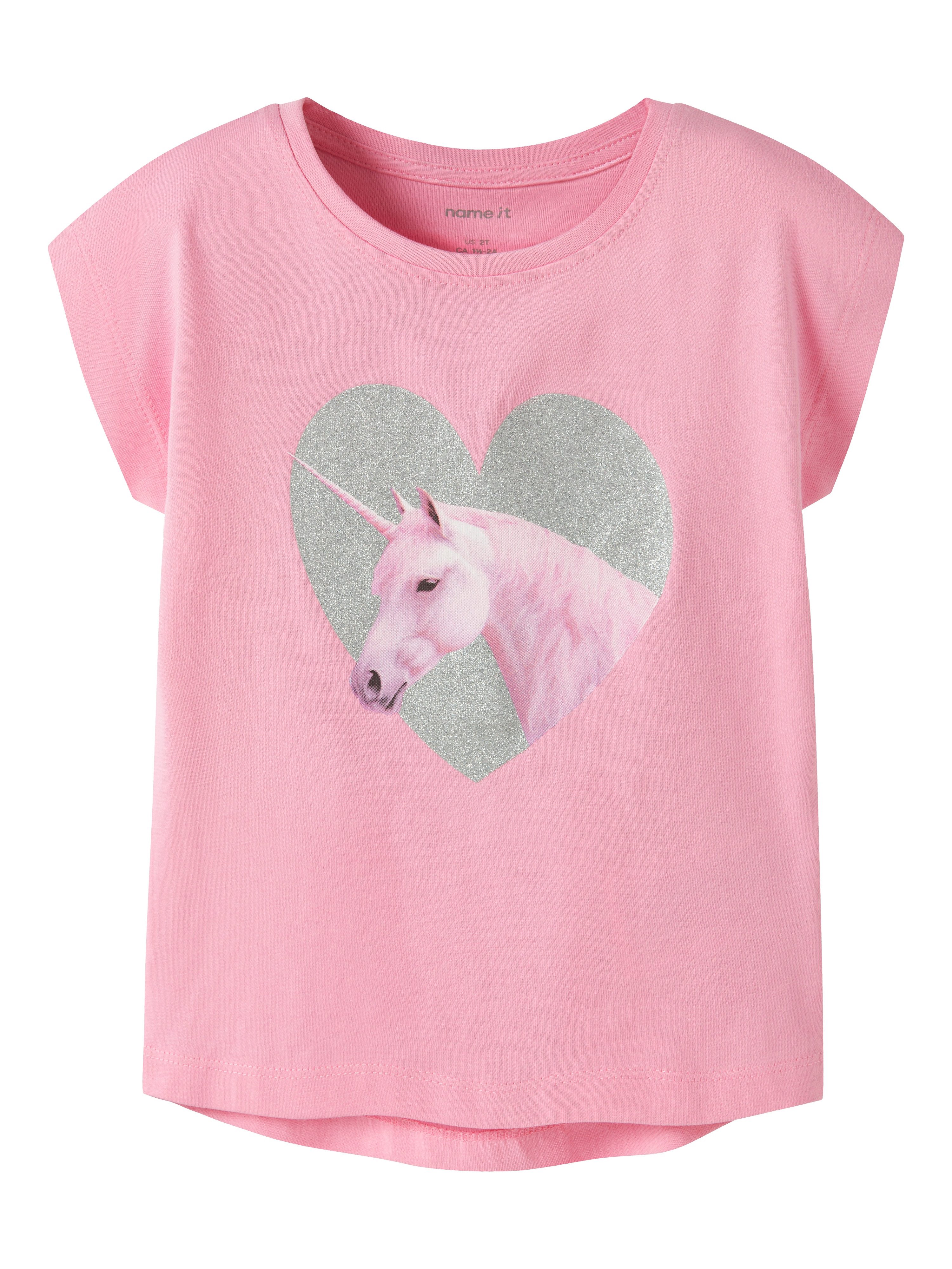 Name It T-Shirt NMFVOTIA CAPSL TOP Baumwolle, loose fit