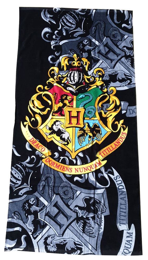 Harry Potter Handtücher Harry Potter Hogwarts Strandtuch Handtuch 70 x 140 günstig online kaufen