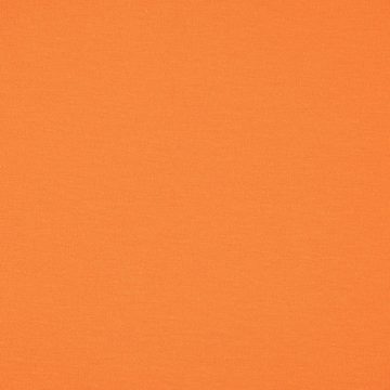 SCHÖNER LEBEN. Stoff Baumwolljersey Organic Bio Jersey einfarbig orange 1,5m Breite, allergikergeeignet