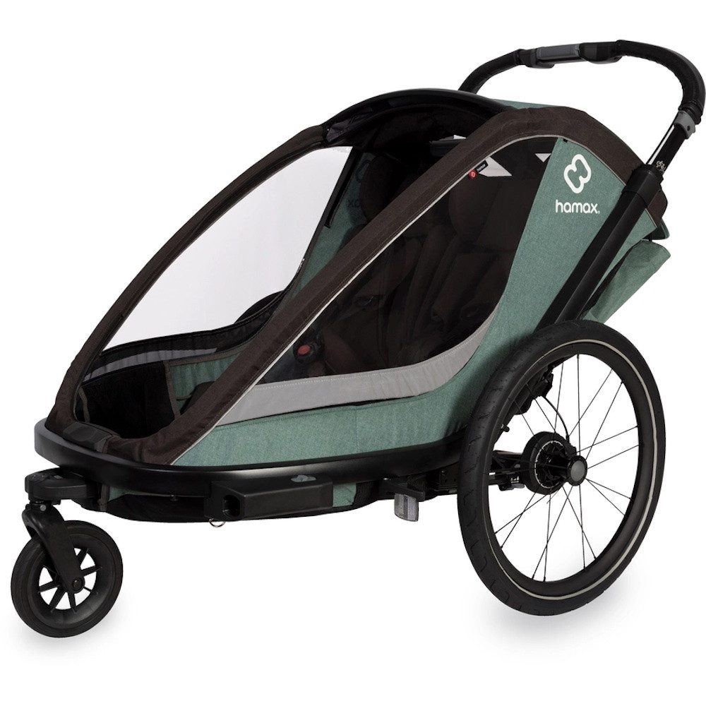 Hamax Fahrradkinderanhänger Cocoon für 2 Kinder