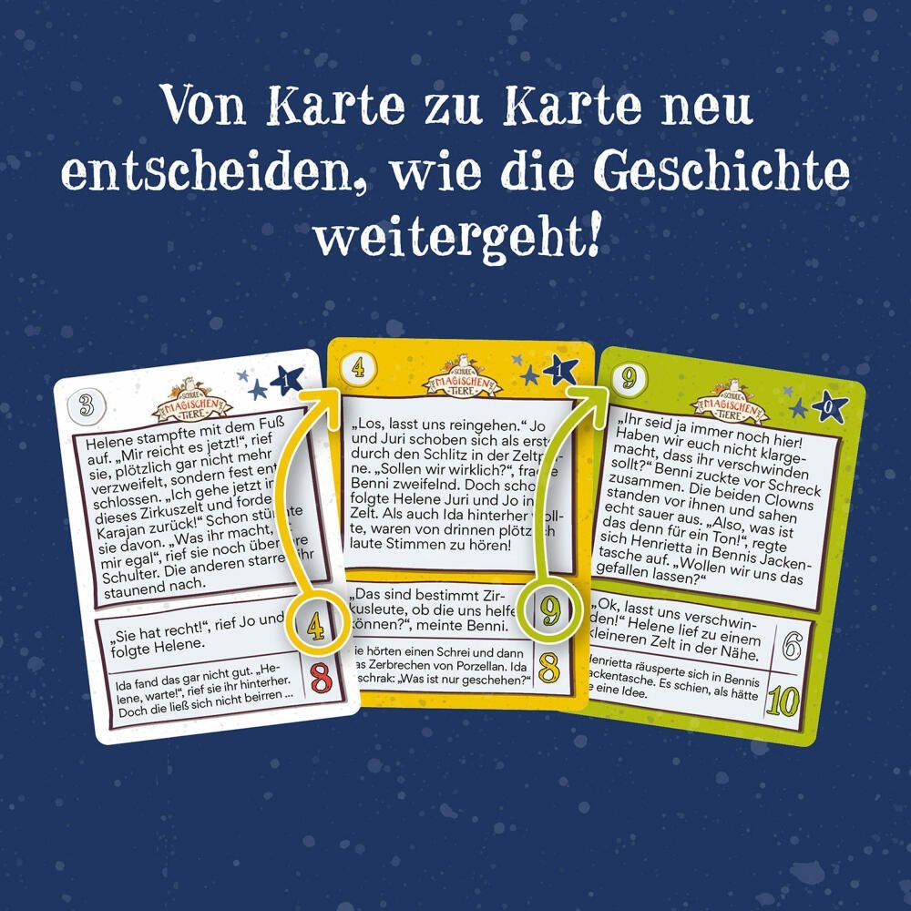 Story Cards Die Kosmos Schule magischen der Tiere Spiel,