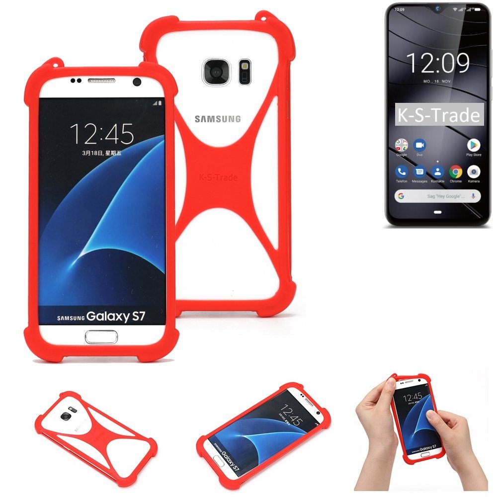 K-S-Trade Handyhülle für Gigaset GS290, Handy-Hülle Schutz-Hülle Bumper Silikon Schutz Hülle Cover Case