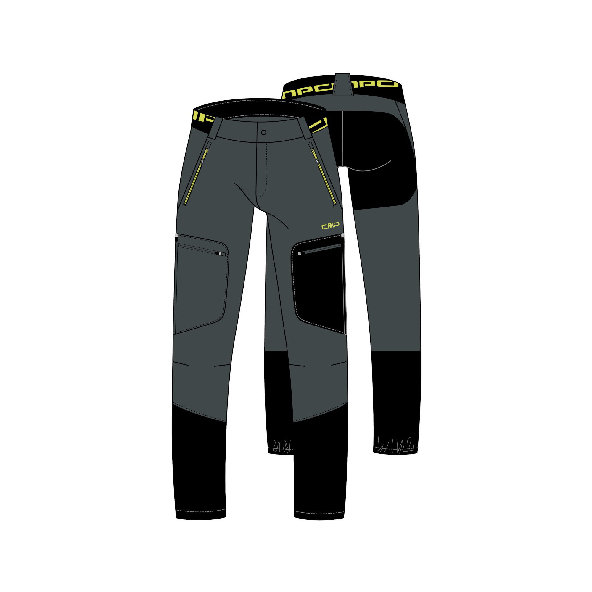 Trekkinghose CMP Herren Wanderhose MAN PANT 32T2897