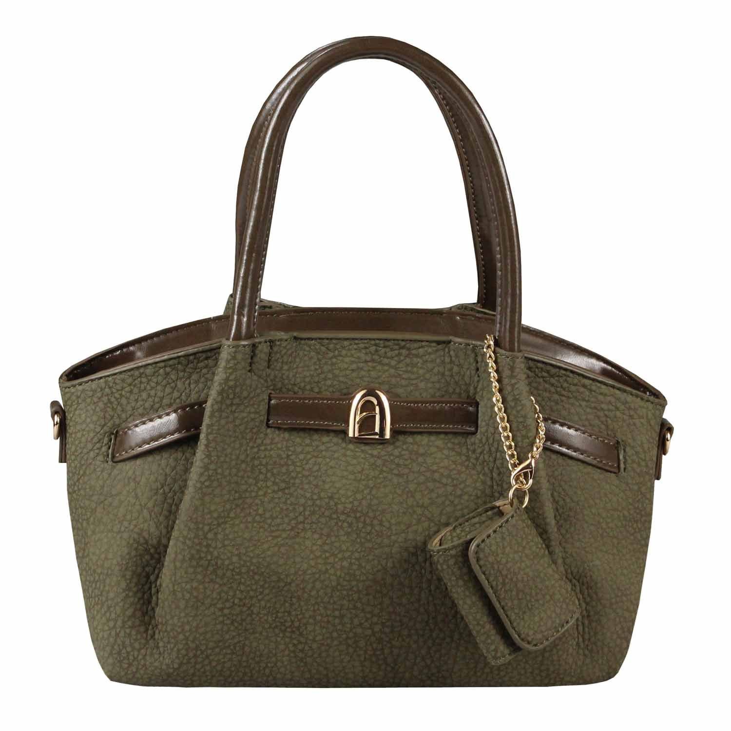 ITALYSHOP24 Schultertasche Damen Tasche Tote Bag Handtasche Crossbody Umhängetasche Leder Optik, Business Henkeltasche Bodybag Damentasche CrossOver Freizeit City Bag
