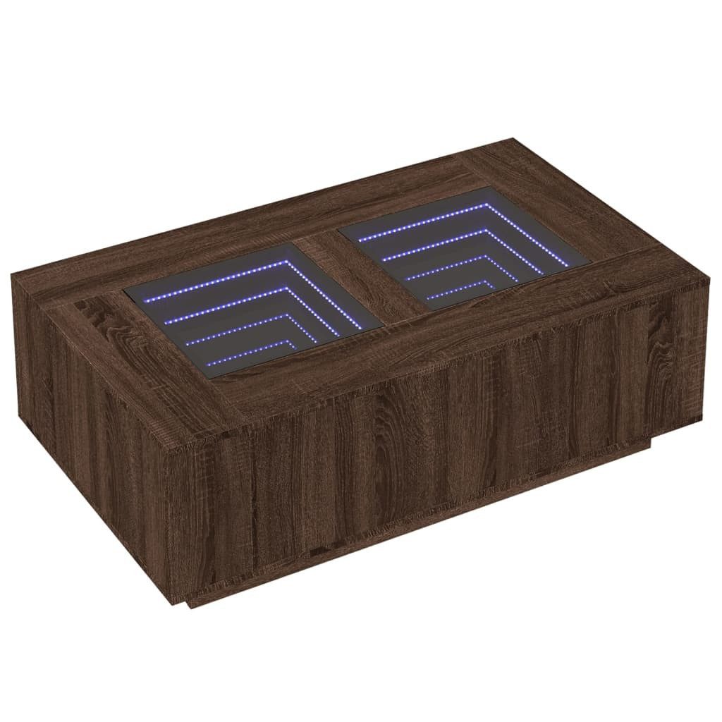 vidaXL Couchtisch Couchtisch mit Infinity-LED Braun günstig online kaufen