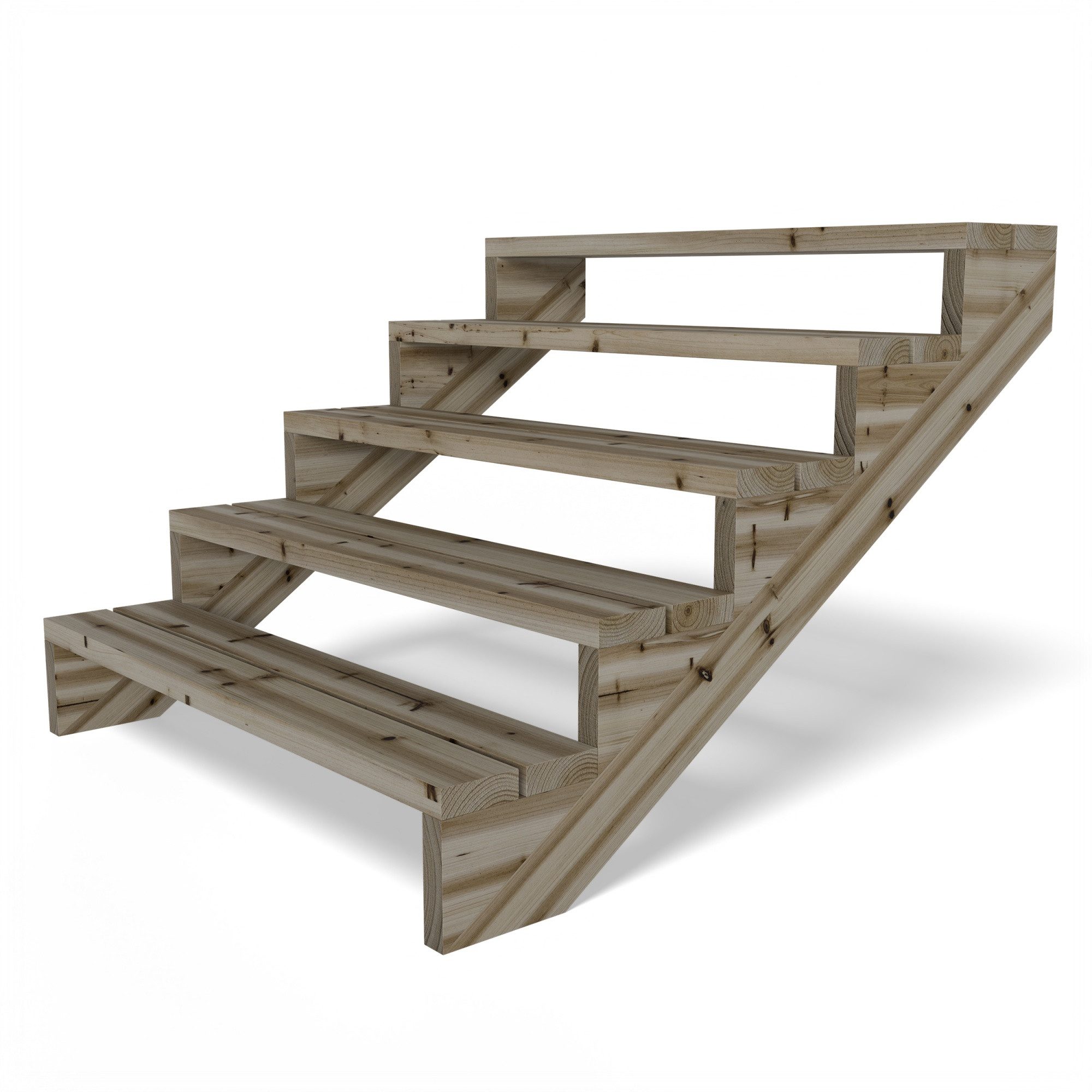 Gartenwelt Riegelsberger Außentreppe Terrassentreppe Kiefer kesseldruckimpr günstig online kaufen