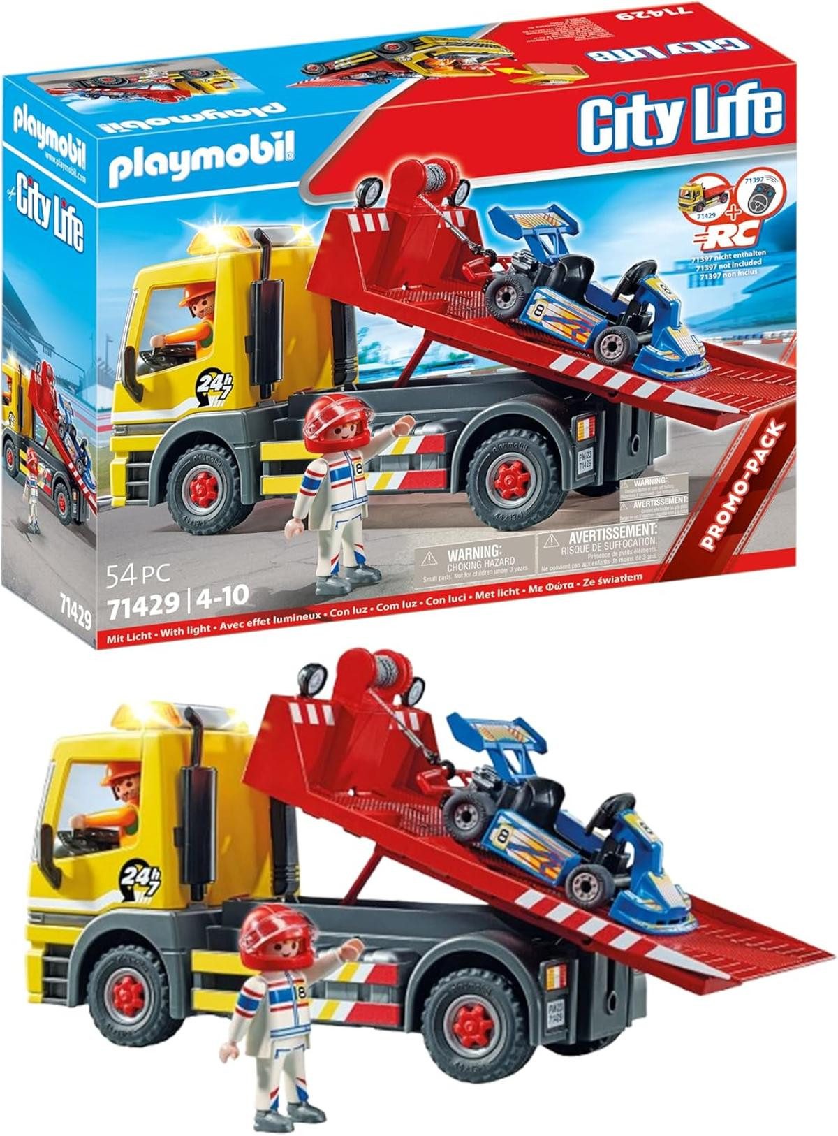 Playmobil® PLAYMOBIL City Life 71429 RC-Fahrzeuge Abschleppdienst Abschleppwagen Konstruktions-Spielset