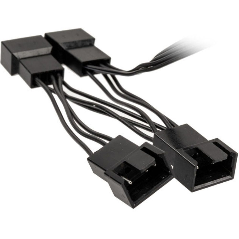 PC-Lüfter Y-Kabel [1x PC-Lüfter Buchse 4pol. - 4x PC-Lüfter Buchse 4po Computer-Kabel