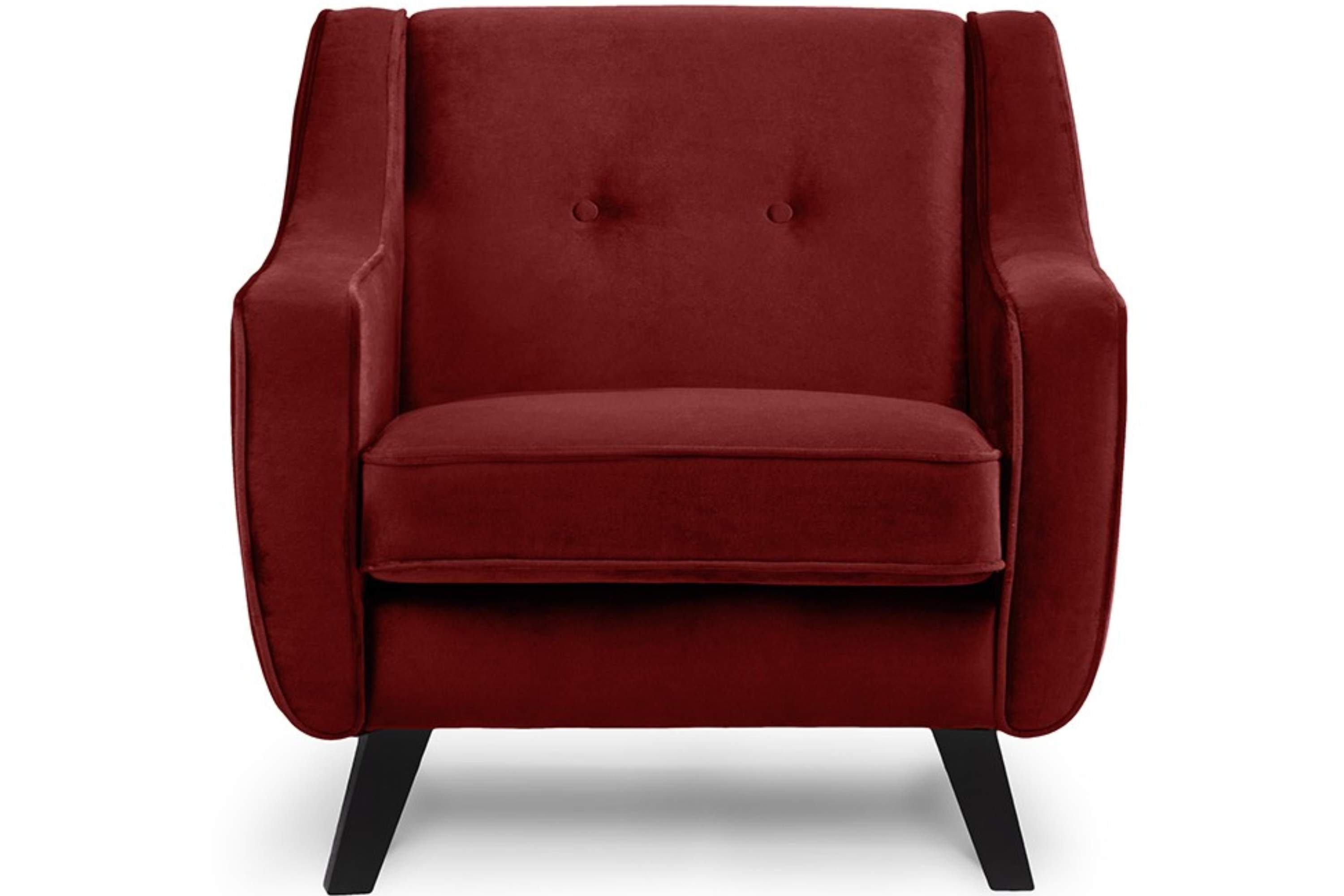 KONSIMO® Кресла TERSO elegant, Steppung, hohe Beine, in elegantem Stil, Weicher Velours-Stoff