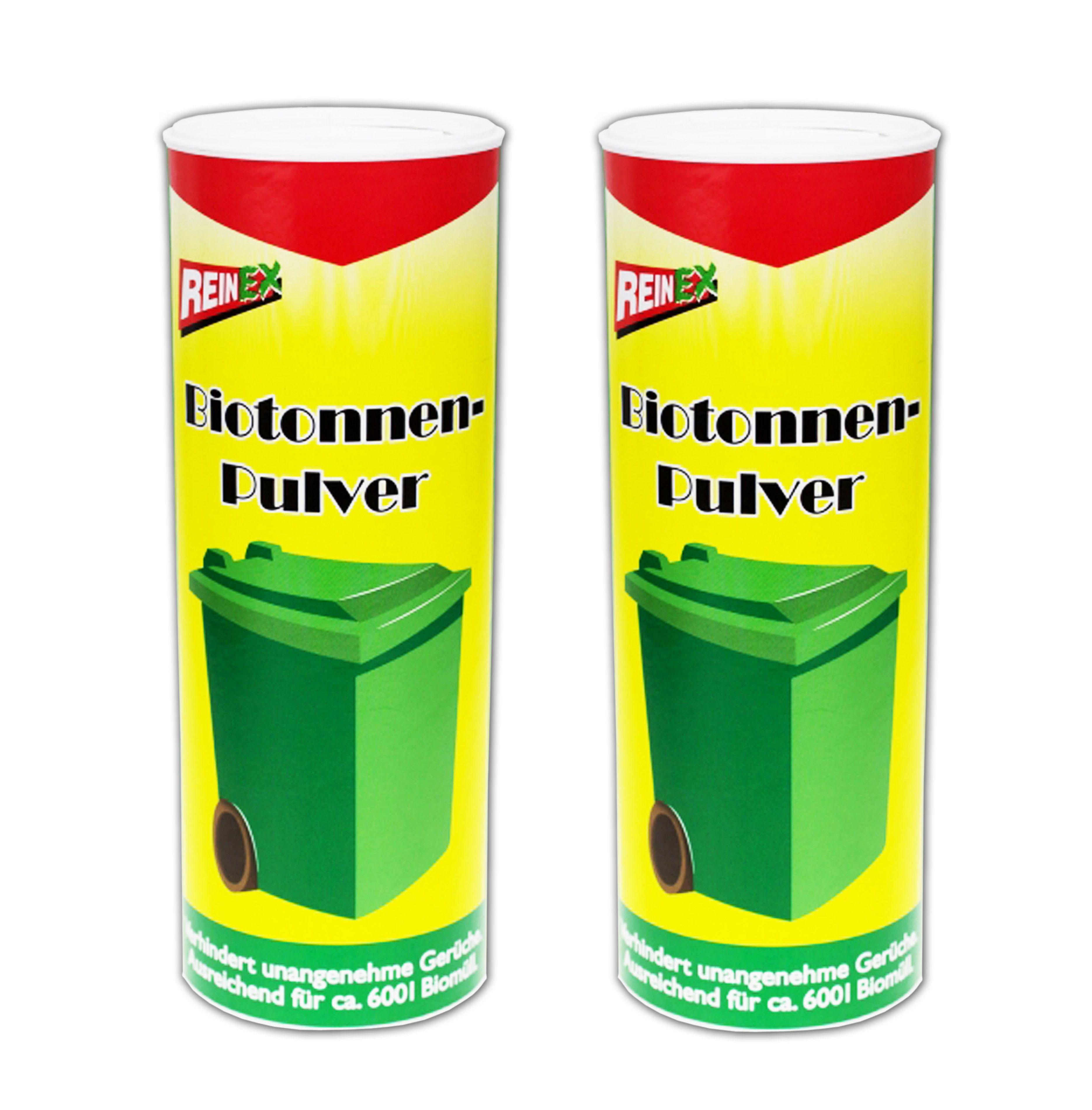 Reinex Biotonnenpulver 2x500g BIOTONNENPULVER Mülleimer-Pulver Abfalltonne günstig online kaufen