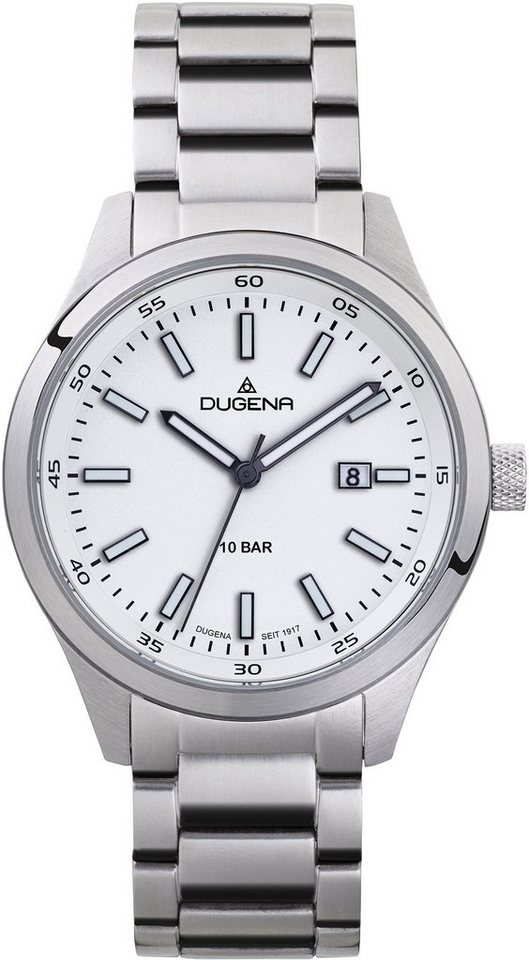 Dugena Quarzuhr Madison, 4461032, Gehäuse aus Edelstahl, Gehäuse-Ø ca. 42 mm