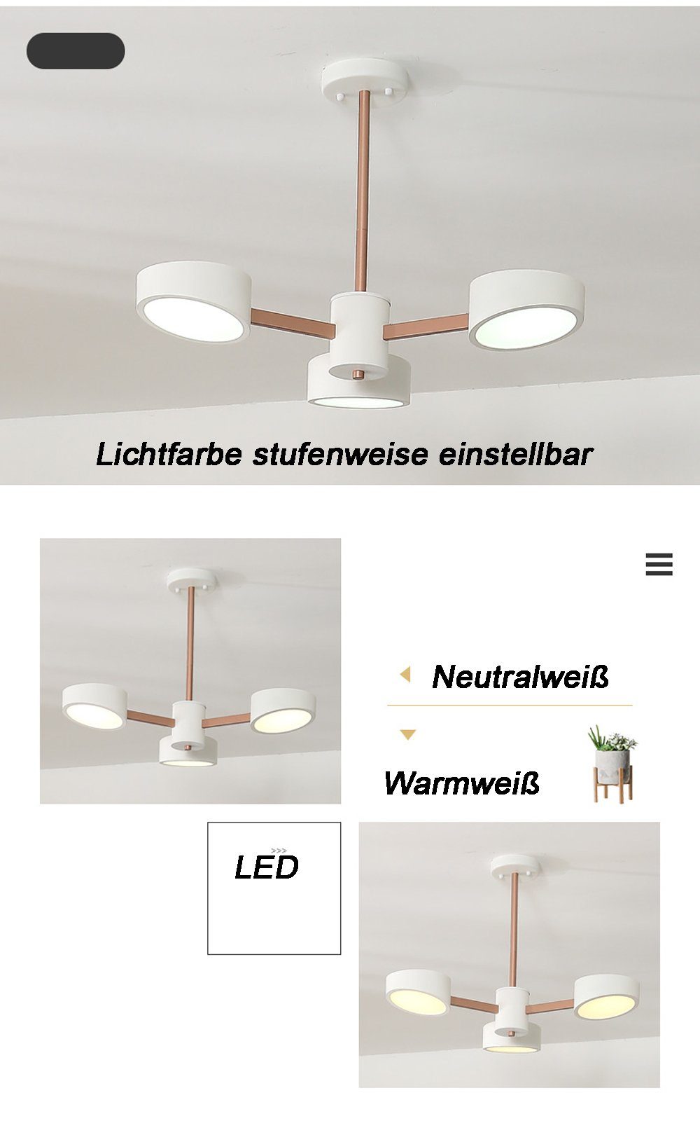 Euroton LED Pendelleuchte LED Pendelleuchte Deckenlampe günstig online kaufen