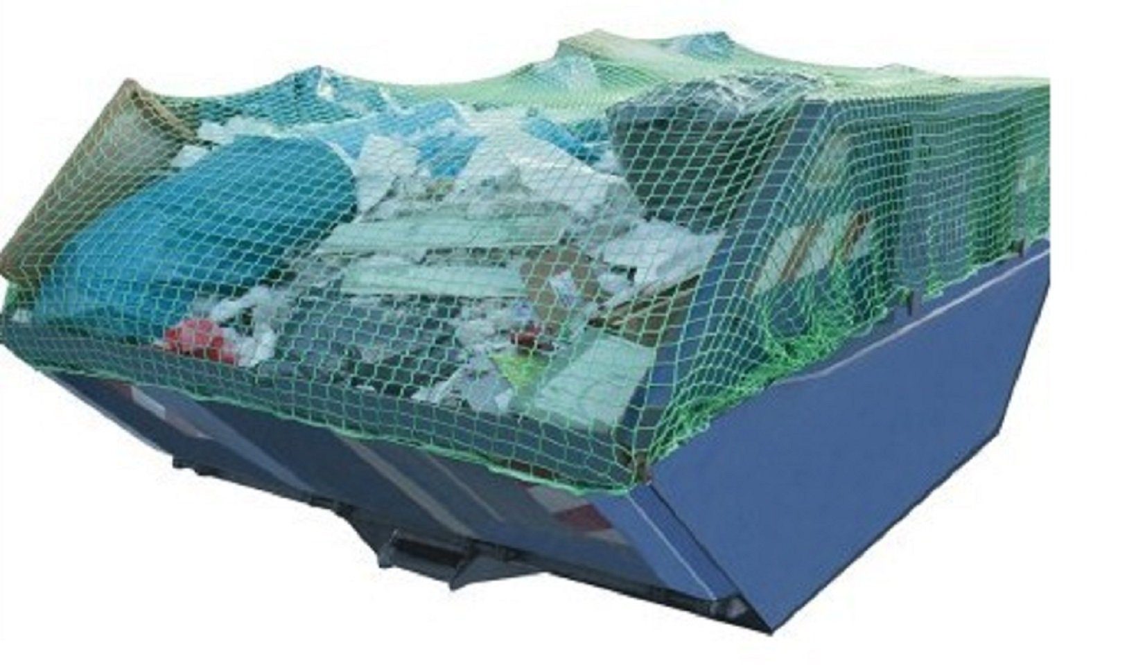 Kraft Werkzeuge Schutzplane Kraft Werkzeuge Containerabdecknetz XXL Gepäcknetz 500 x 350 cm