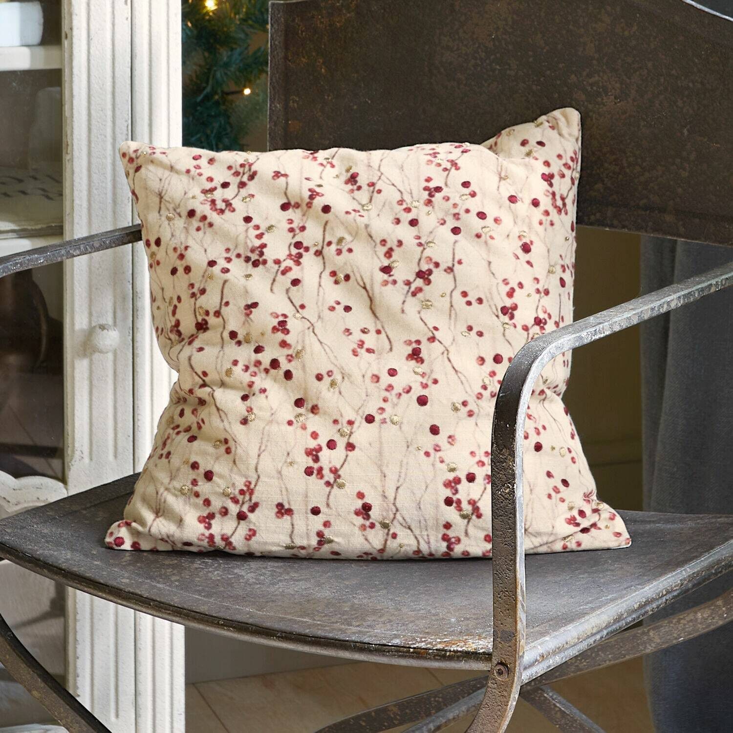 Mirabeau Kissenhülle Kissenhülle Rimont weiß/rot günstig online kaufen