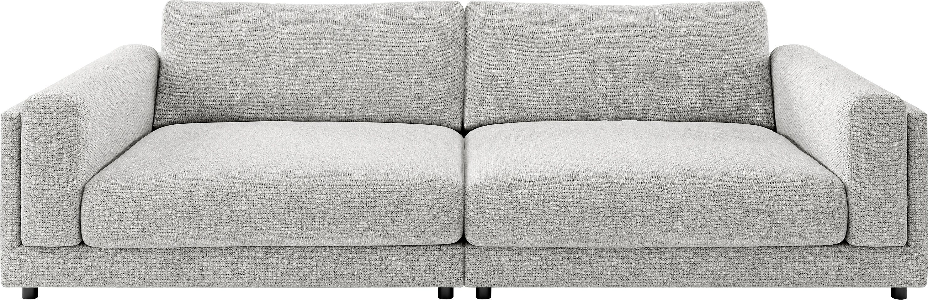 3C Candy Big-Sofa Karalis mit extra großer Sitztiefe, elegantes Mega Sofa zum Relaxen, auch in Cord- oder Leder-Bezug, lose Kissen, loungige Bequemlichkeit
