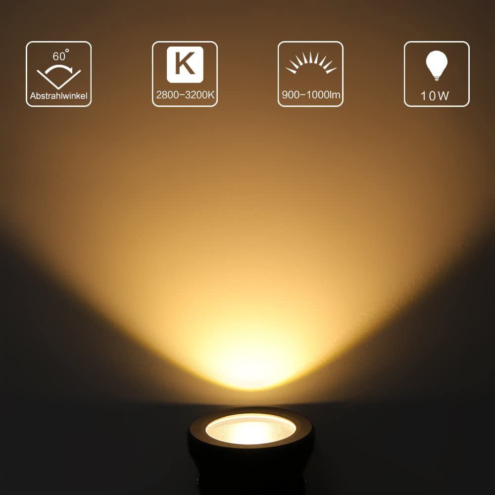 Rosnek LED Teichleuchte Wasserdichte,Aquarium Tauch Pool Licht,Garten Beleuchtung, LED, warmweiße, RGB, LED Unterwasser Spot Licht, Unterwasserbeleuchtung