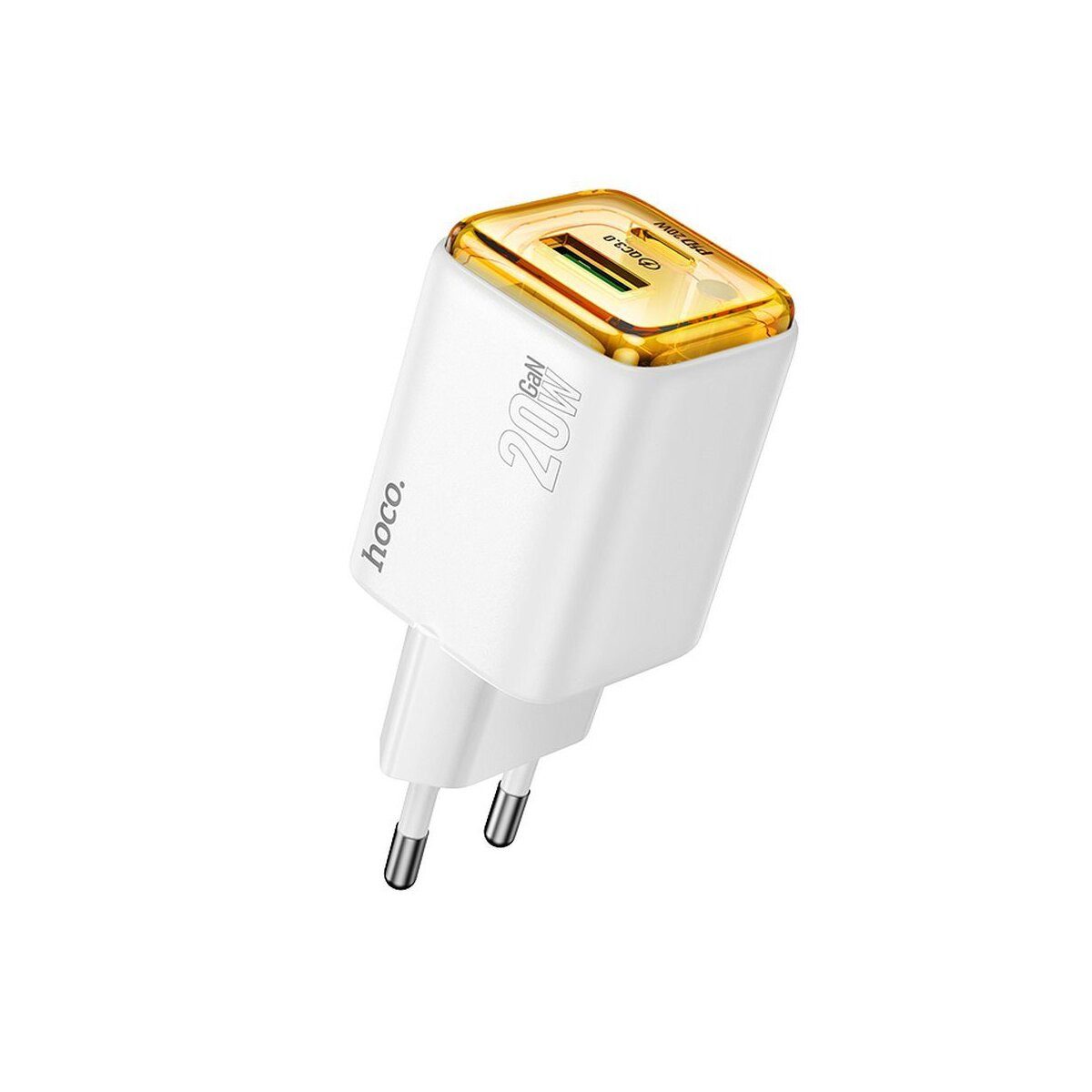 Elektrorasierer Hoco N52 Ladegerät 20W USB-C USB-A PD QC Weiß