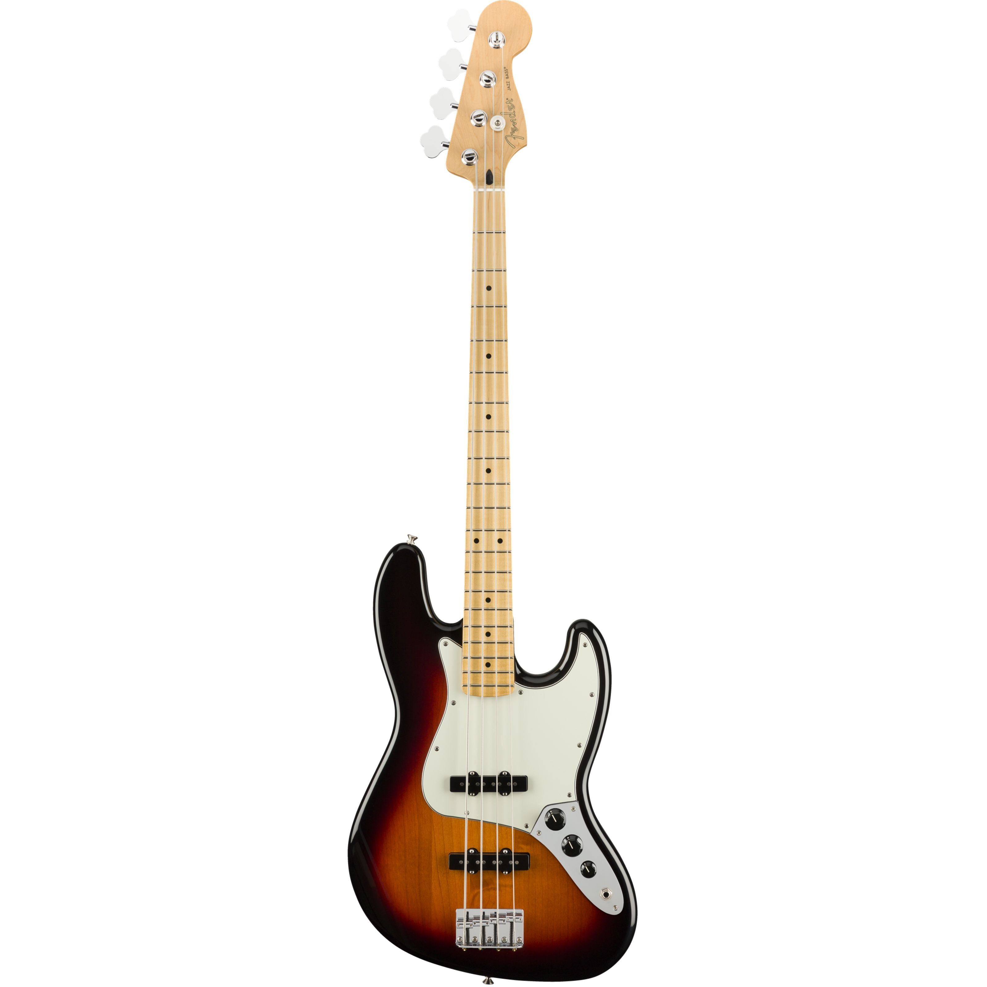 Fender E-Bass, E-Bässe, 4-Saiter E-Bässe, Player Jazz Bass MN 3-Color Sunburst - E-Bass