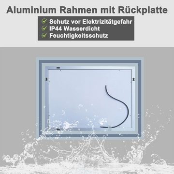 duschspa Badspiegel Wandspiegel mit LED Beleuchtung, 50-100 cm breit