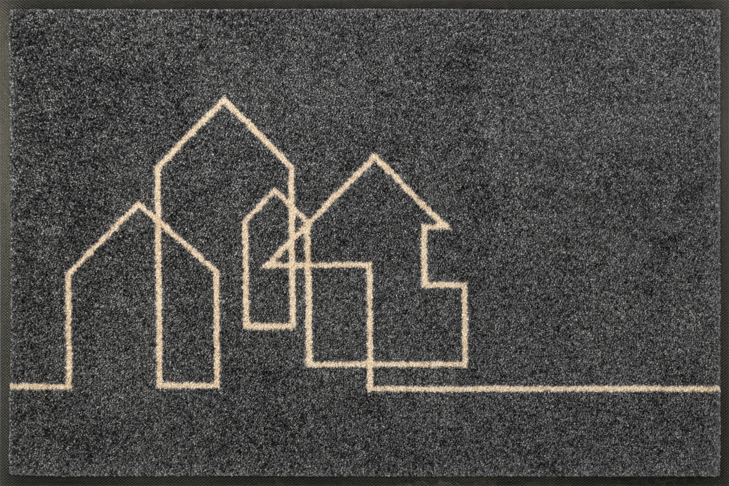 wash+dry by Kleen-Tex Fußmatte Linestreet, rechteckig, Höhe: 7 mm