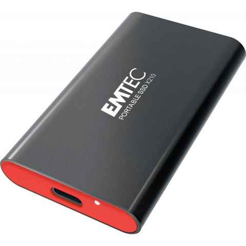 EMTEC X210 Elite Portable SSD 128GB externe SSD (128 GB) 500 MB/S Lesegeschwindigkeit, 500 MB/S Schreibgeschwindigkeit