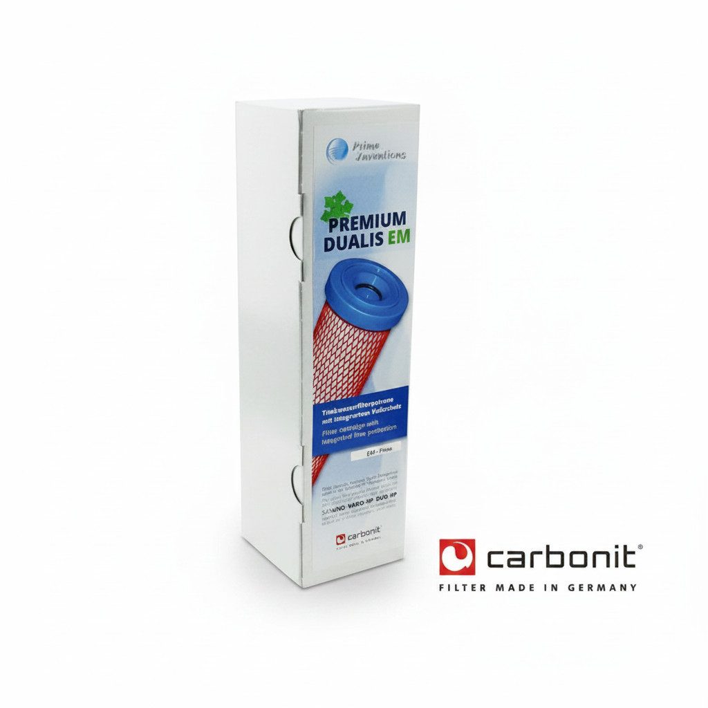 carbonit Filtereinsatz, Premium Dualis EM Wasserfilter passend für u.a. Sanuno, Vario
