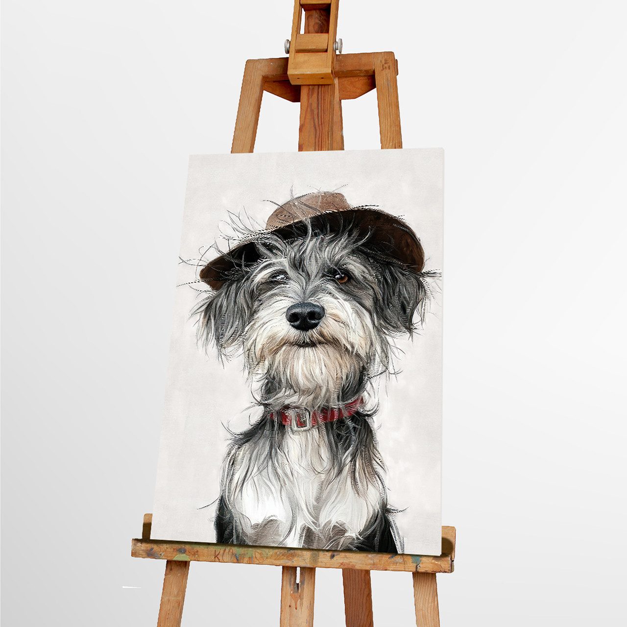 ArtUniverse Gemälde Hund "Vagabund" 50x70 cm, .