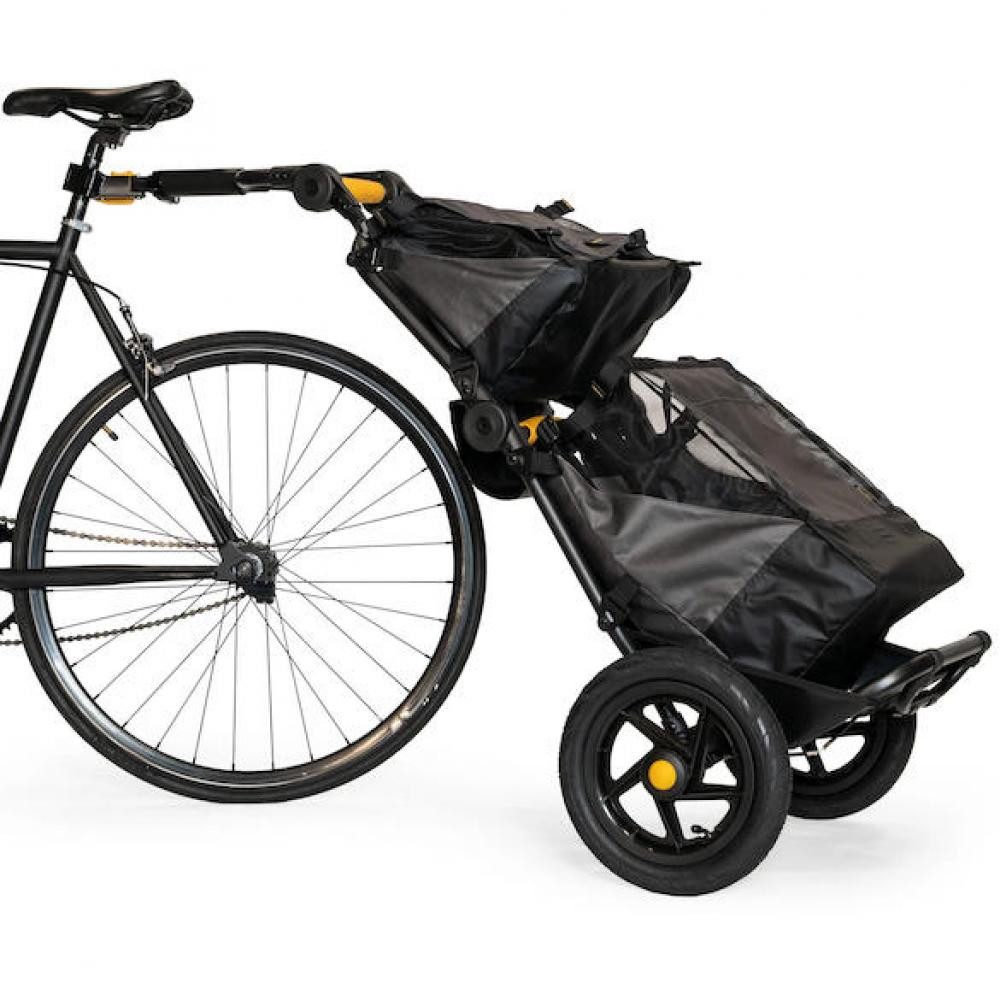 Burley Fahrradtasche Burley Gepäcktasche Upper Market Bag MY23 22 L Grau - flexibler Transp