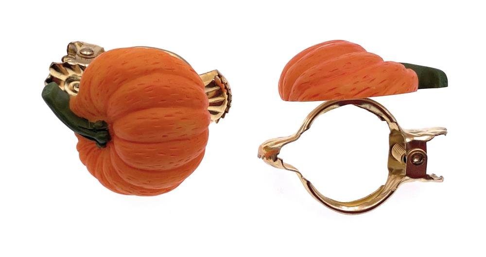 DécoProfi Dekoklammer Donauklammer Motiv Kürbis, Gardinenstangen günstig online kaufen