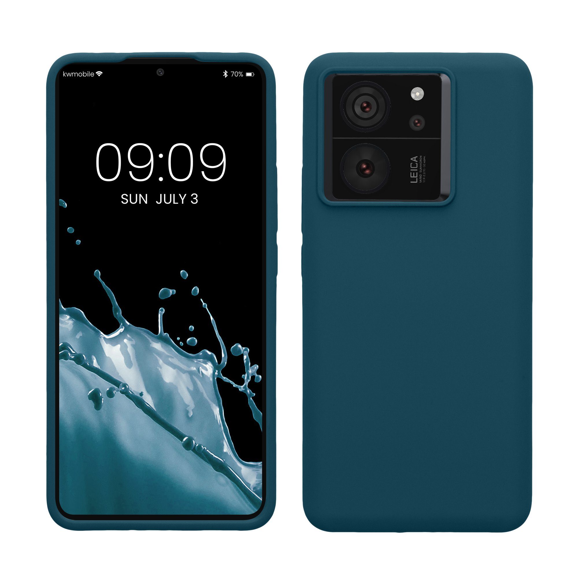 kwmobile Handyhülle Handyhülle für Xiaomi 13T / 13T Pro Hülle, Weiches Handy Silikon Case - Schutzhülle Cover