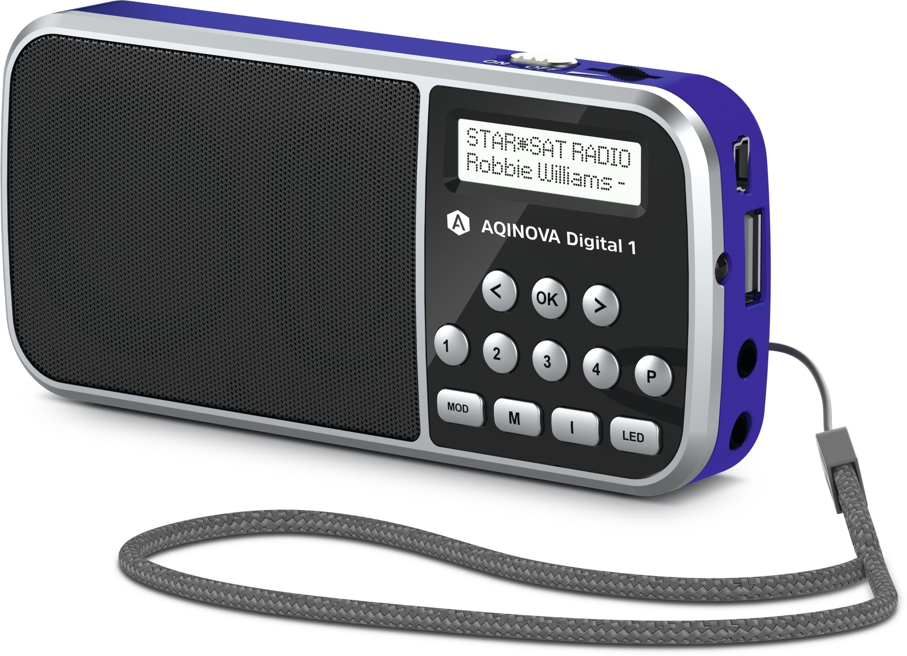 TechniSat AQINOVA Digital 1 Digitalradio (DAB) (Digitalradio (DAB), FM-Tuner mit RDS, 1 W)
