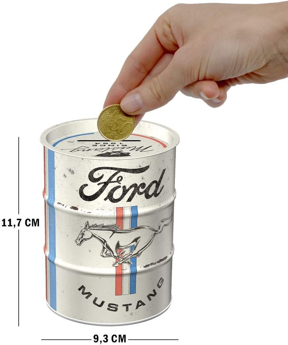 Nostalgic-Art Spardose Sparbüchse Sparschwein Metall - Ford Mustang günstig online kaufen