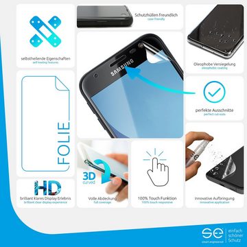 smart engineered 2x se® 3D Schutzfolie Samsung Galaxy J3 2017, Displayschutzfolie