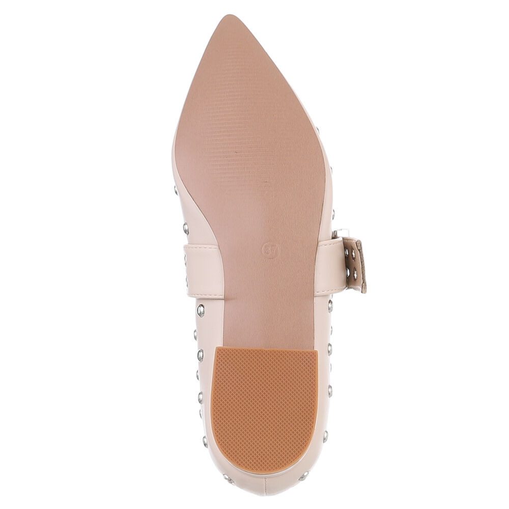 Ital-Design Elegante Komfortschuhe – Ideal für jeden Anlass Schnürpumps (89092233) Blockabsatz Schnür- & Riemchenpumps in Beige