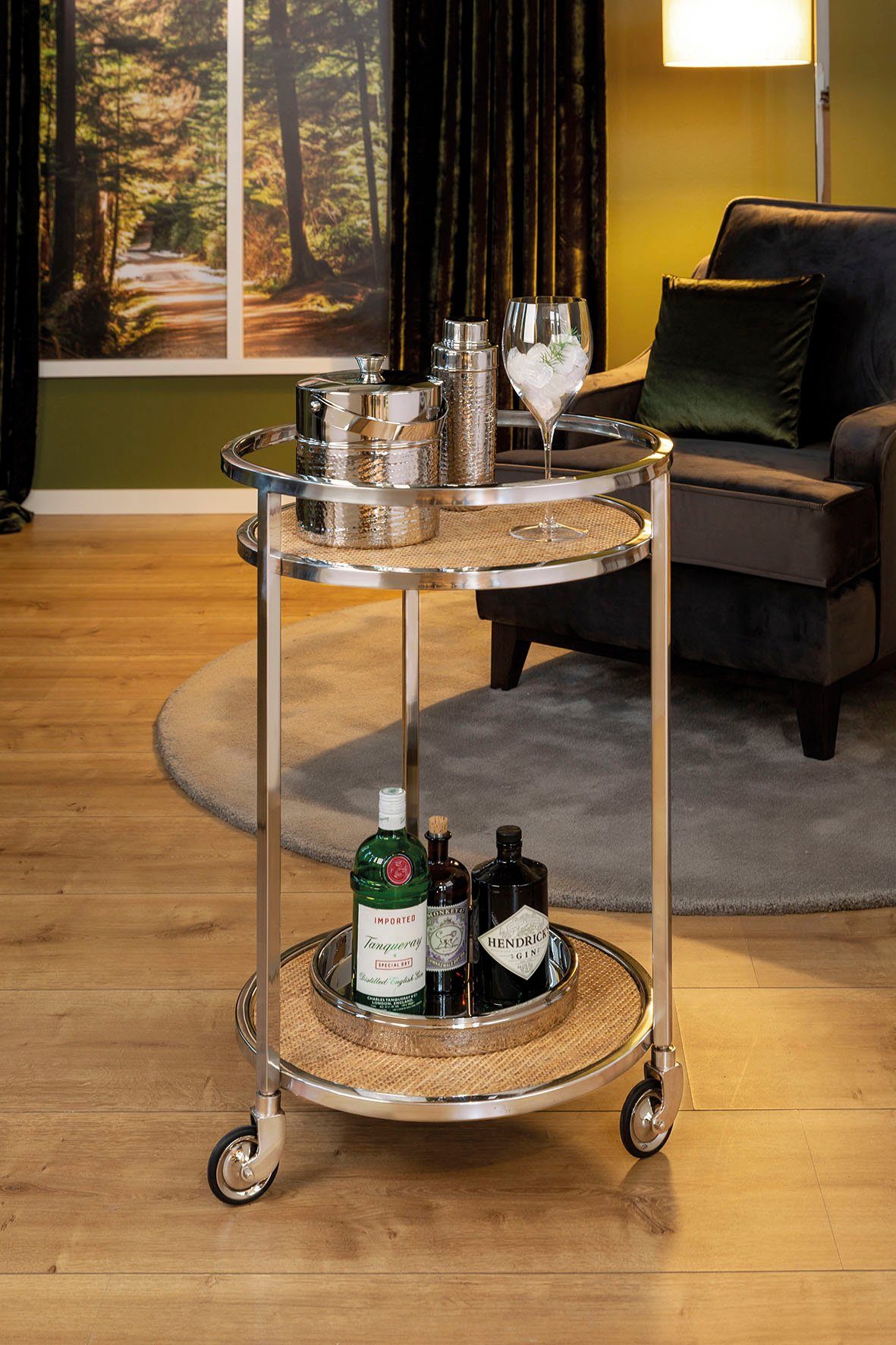 Fink Cocktail Shaker NASSAU, Edelstahl, (1-tlg), aus Edelstahl, mit Hammerschlagstruktur