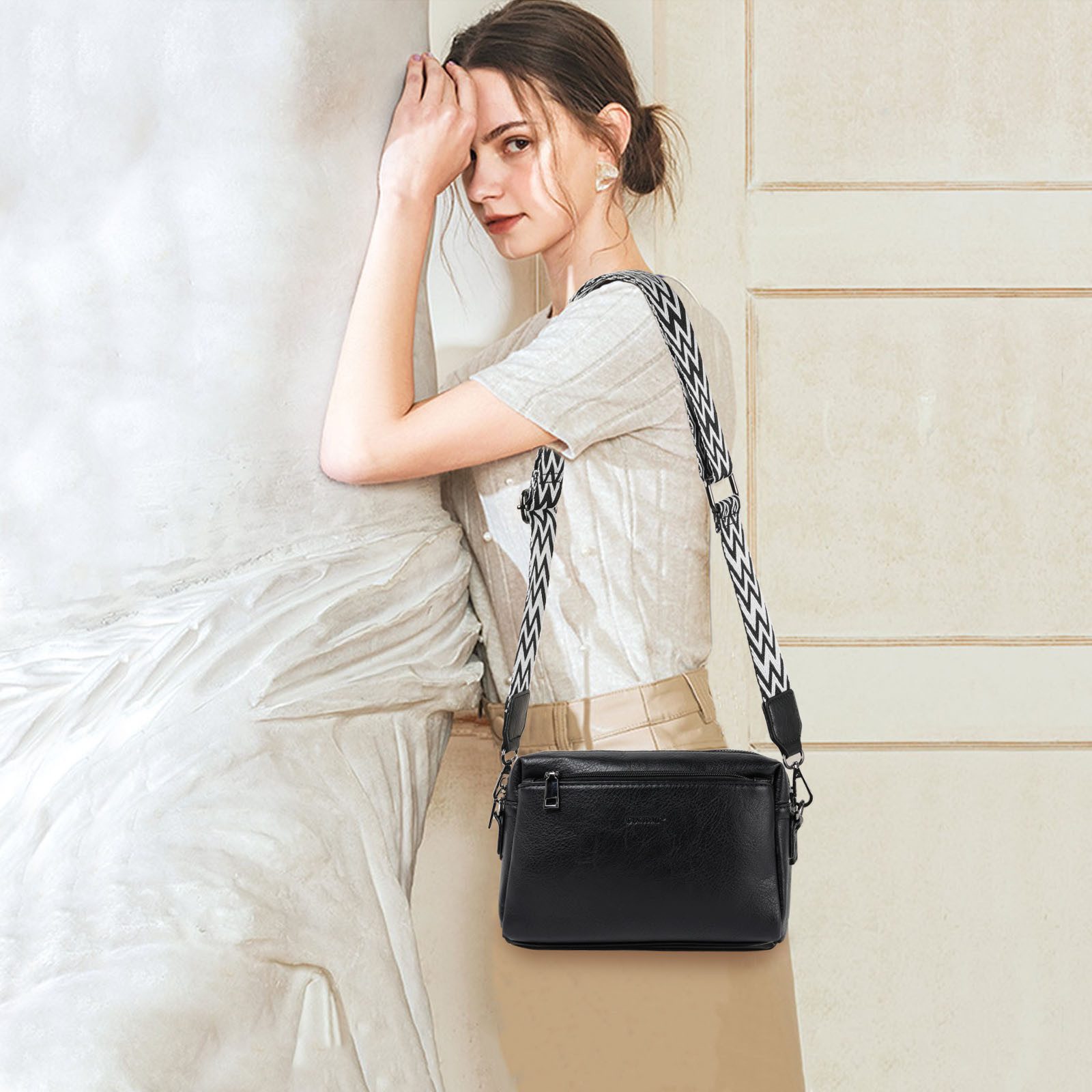 TAN.TOMI Umhängetasche Damen Handy Umhängetasche, Crossbody Schultertasche günstig online kaufen