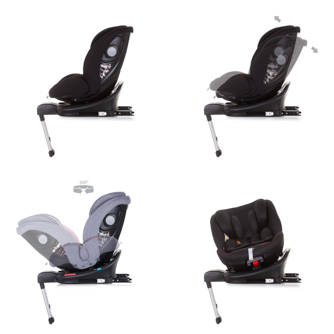 Lego Isofix, 36 Chipolino Bezug 36 waschbar (0 bis: 0+/1/2/3, black kg, - kg) Kindersitz Autokindersitz Gr.