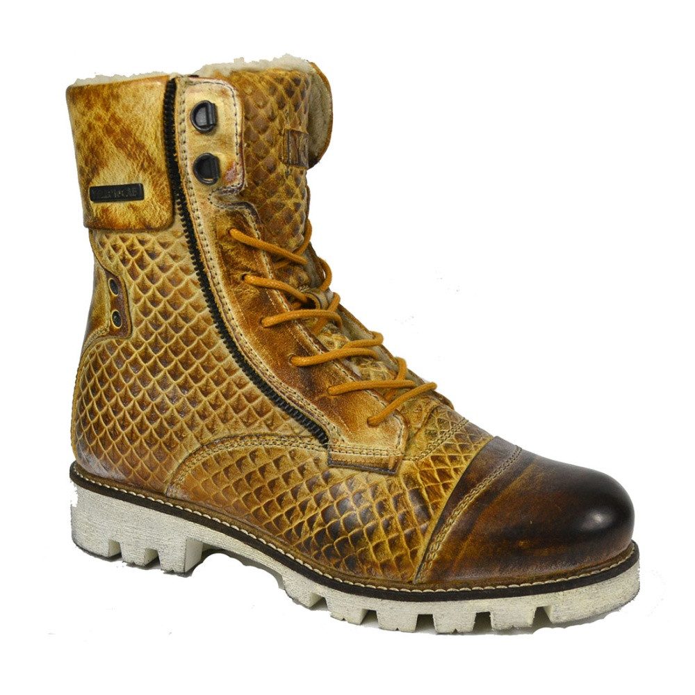 Yellow Cab MILITARY W Stiefel Y25166 Stiefel Camel
