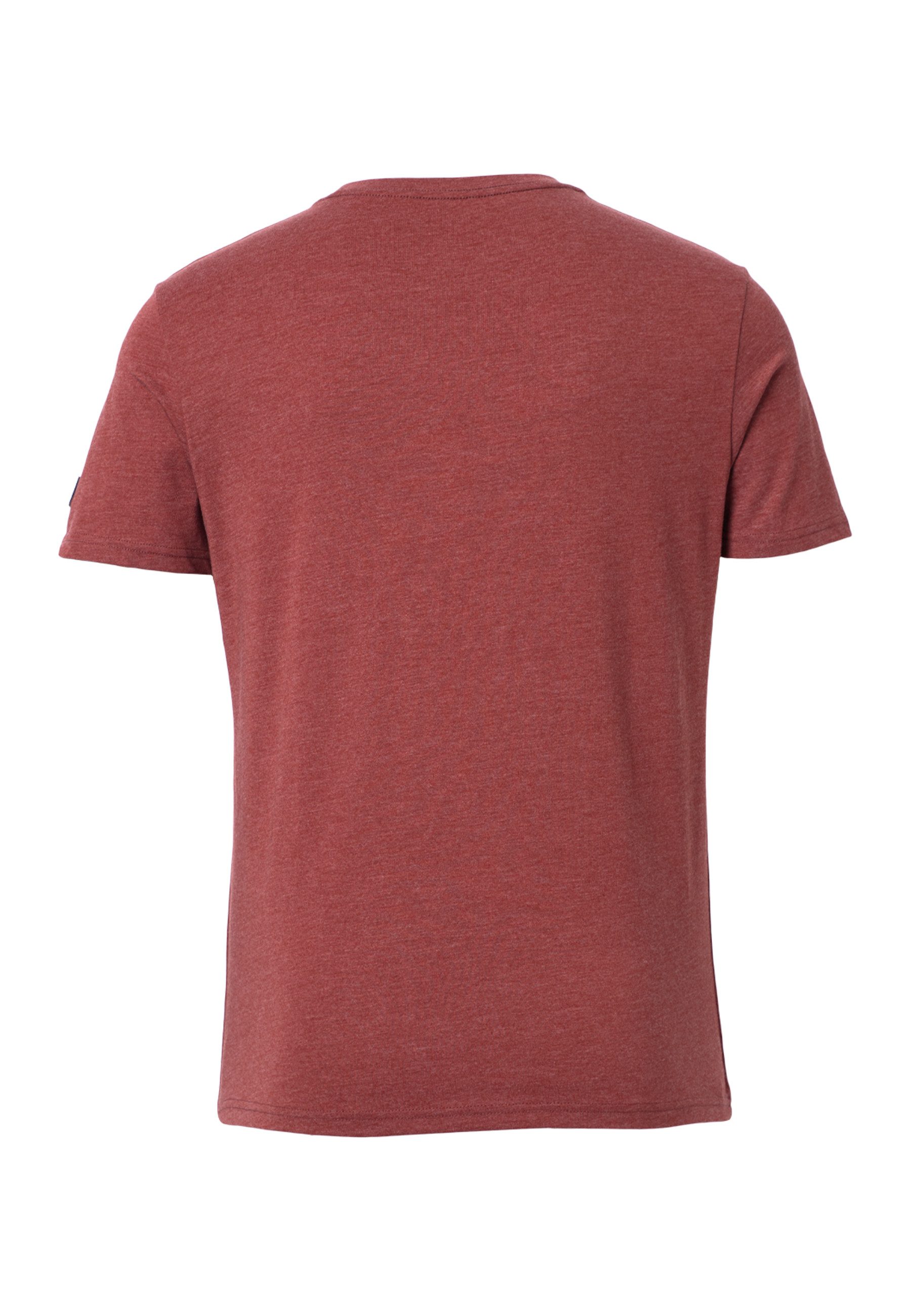 FORSBERG T-Shirt mit schwarzem Brustprint günstig online kaufen